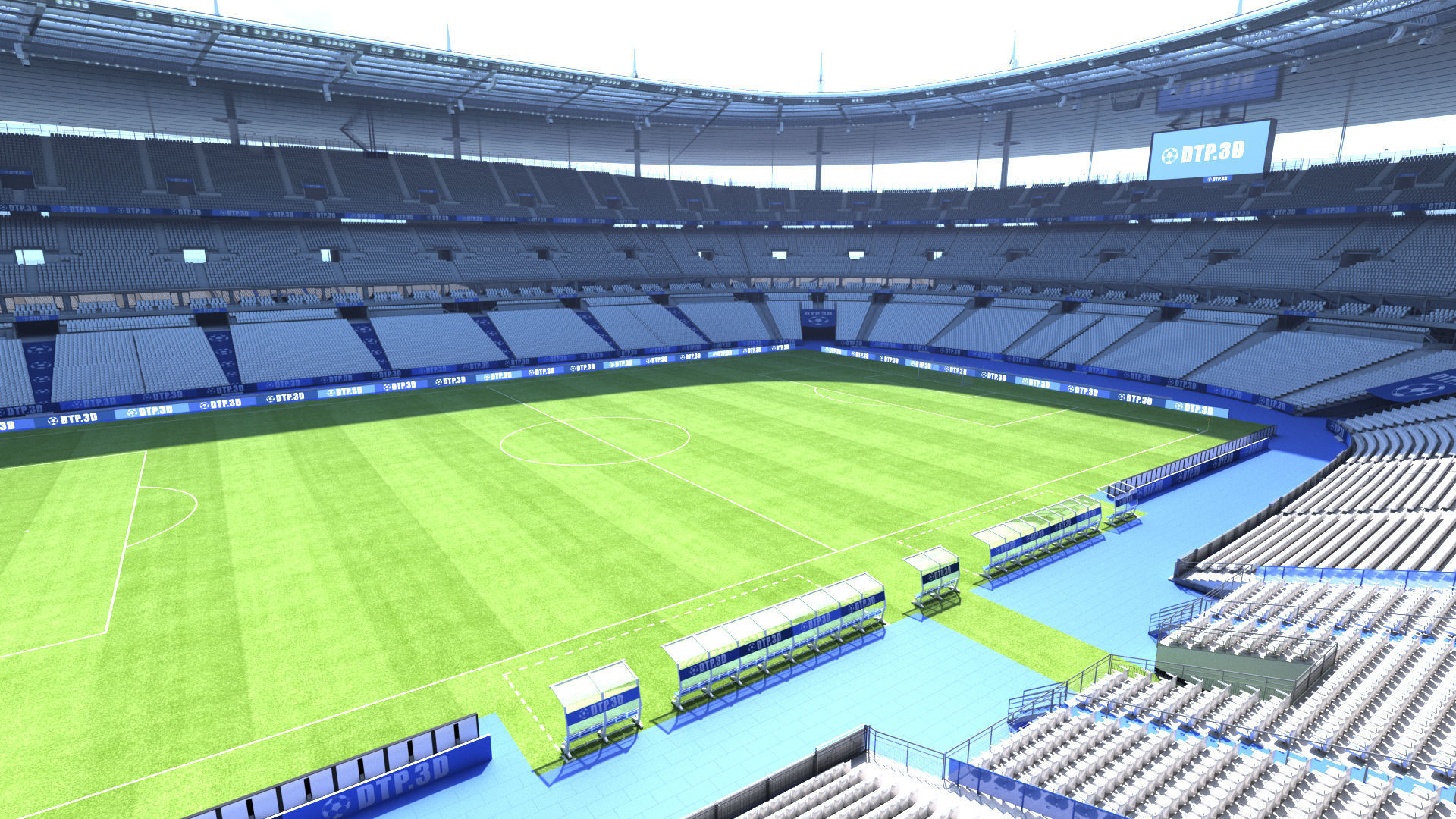 Soccer Stadium SDF 3D model_41