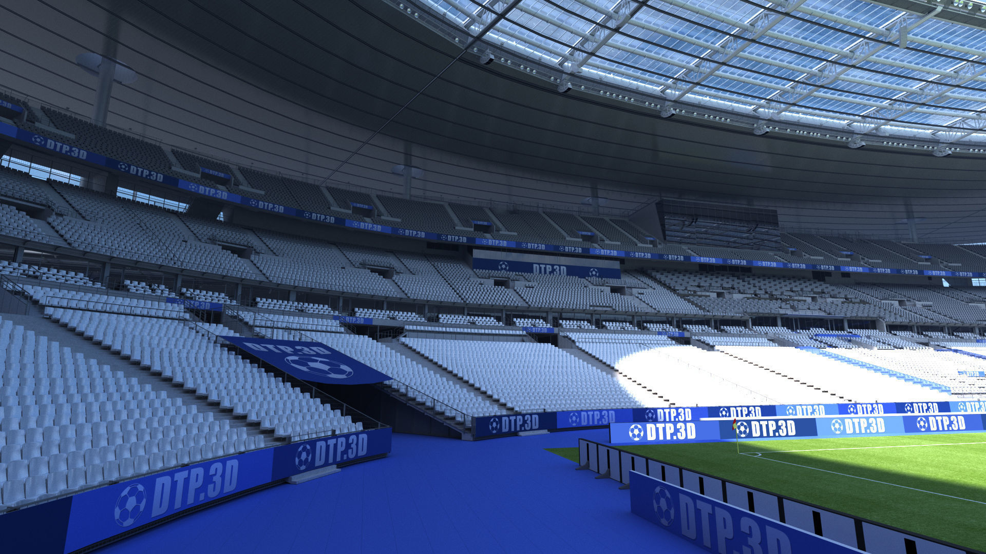 Soccer Stadium SDF 3D model_20