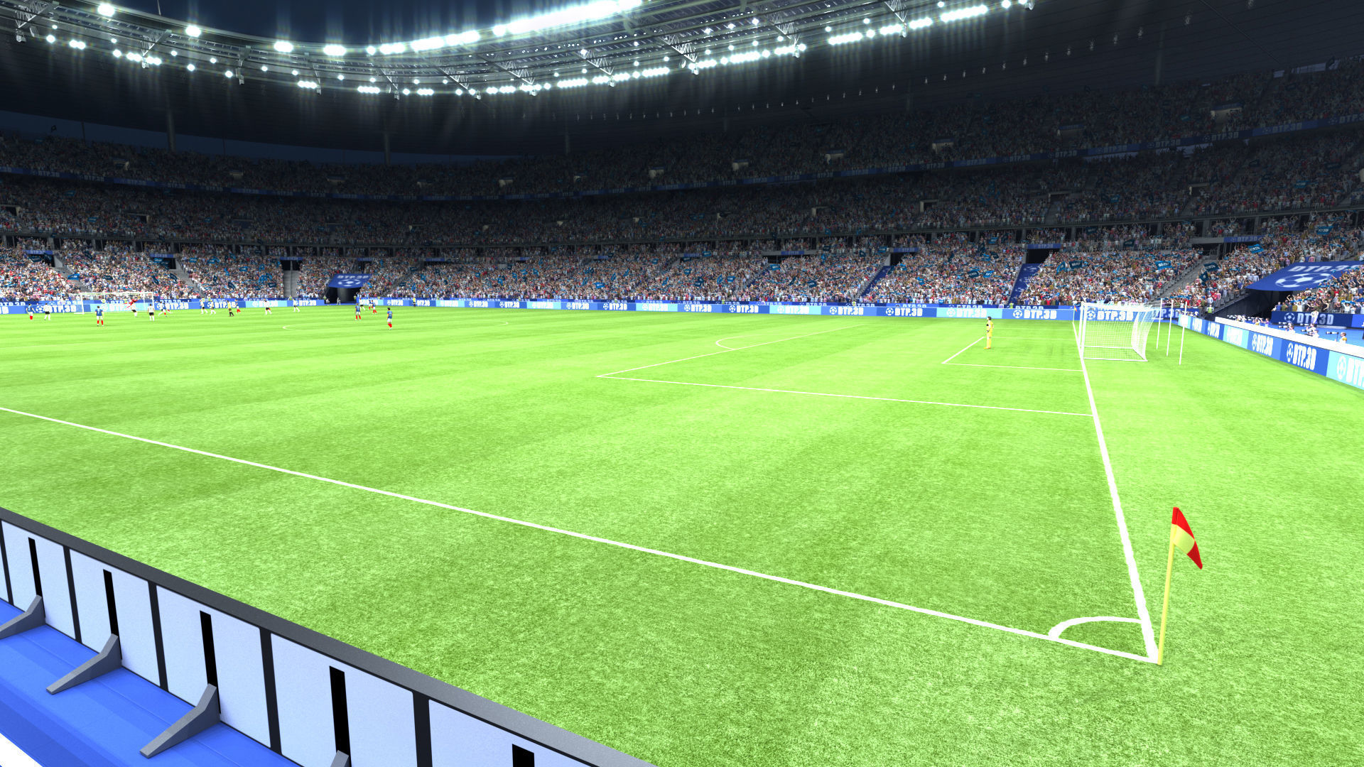 Soccer Stadium SDF 3D model_40