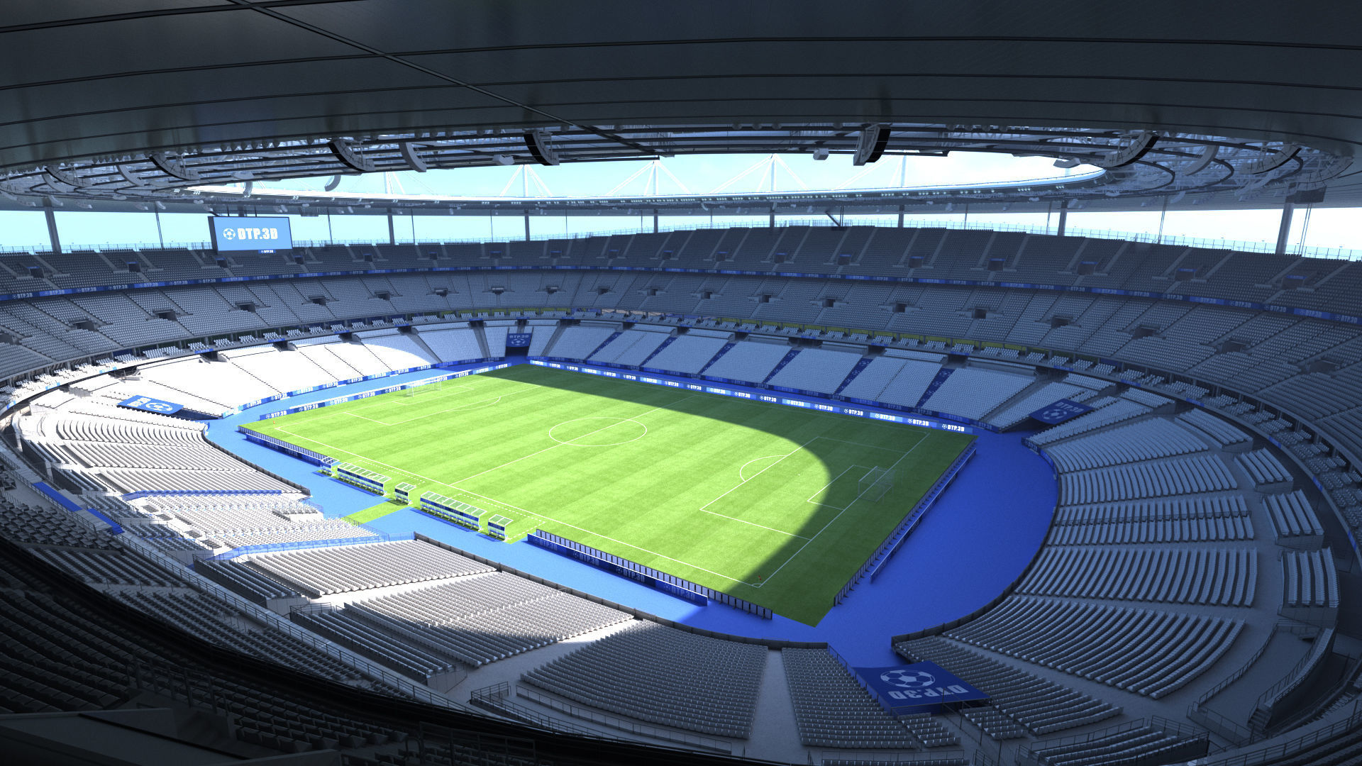 Soccer Stadium SDF 3D model_11