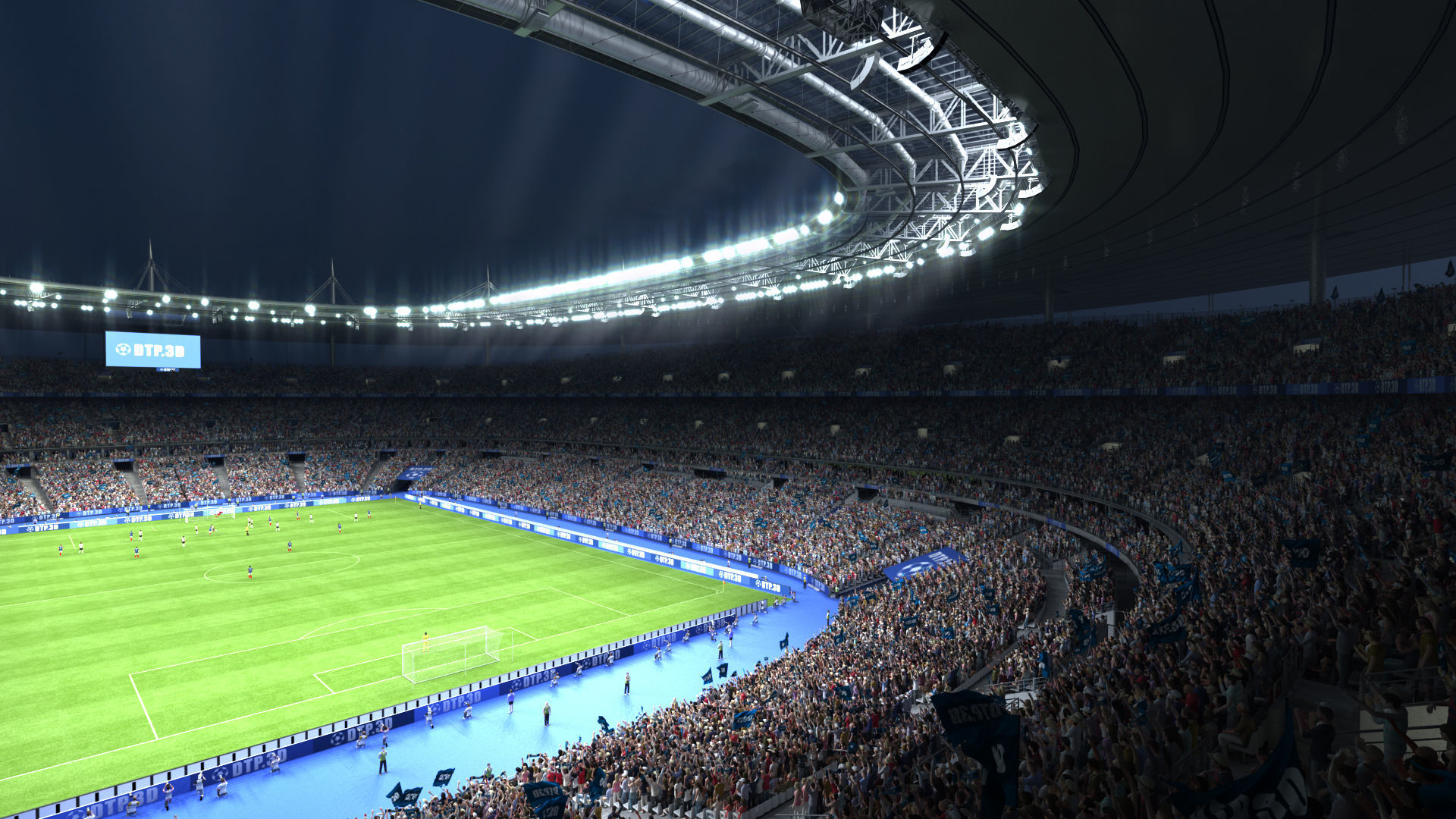 Soccer Stadium SDF 3D model_19