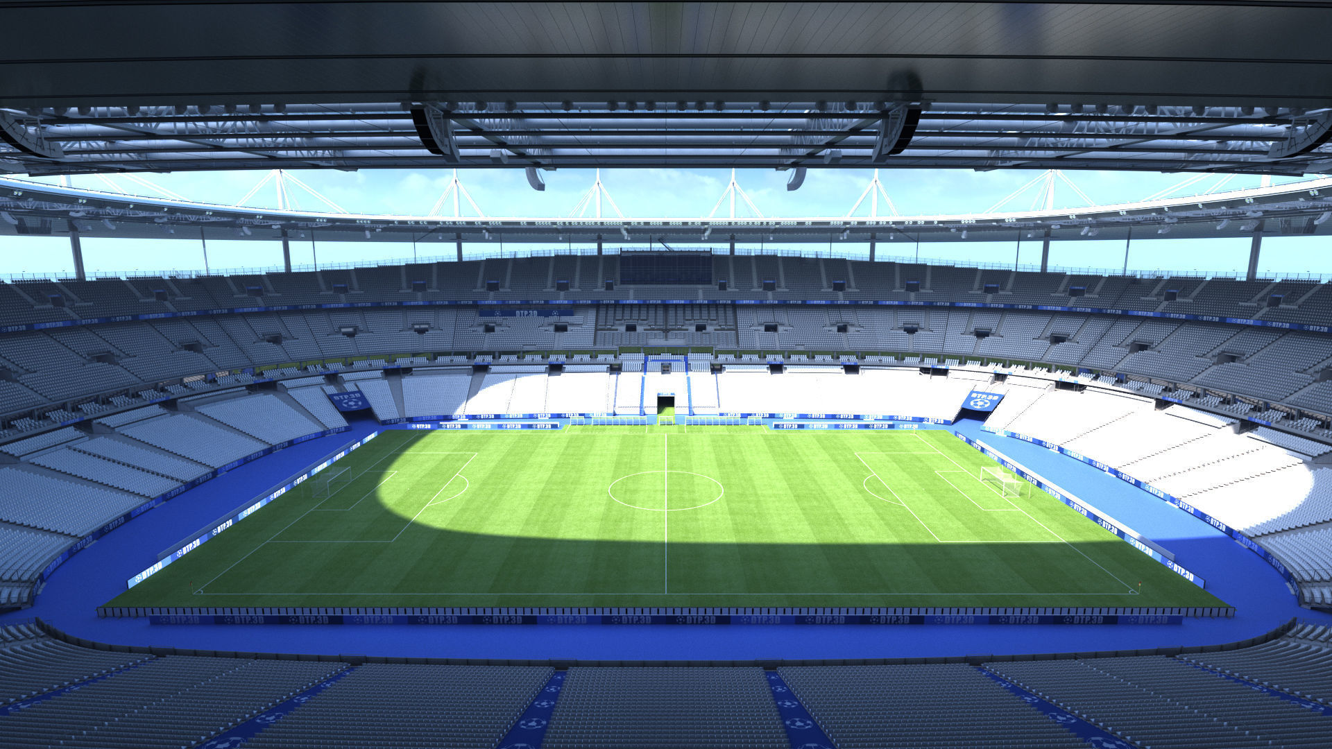 Soccer Stadium SDF 3D model_5
