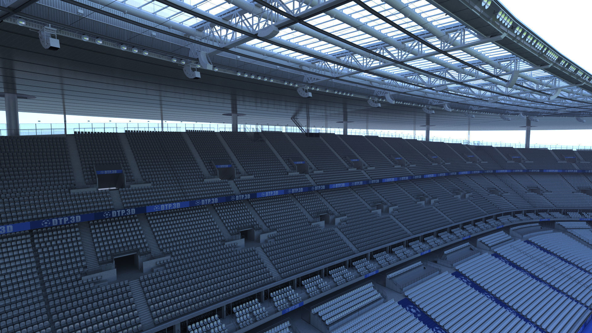Soccer Stadium SDF 3D model_47