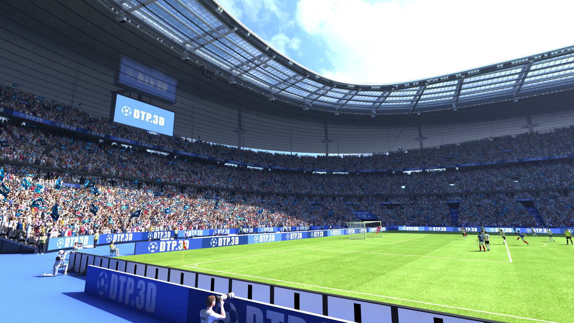 Soccer Stadium SDF 3D model_24