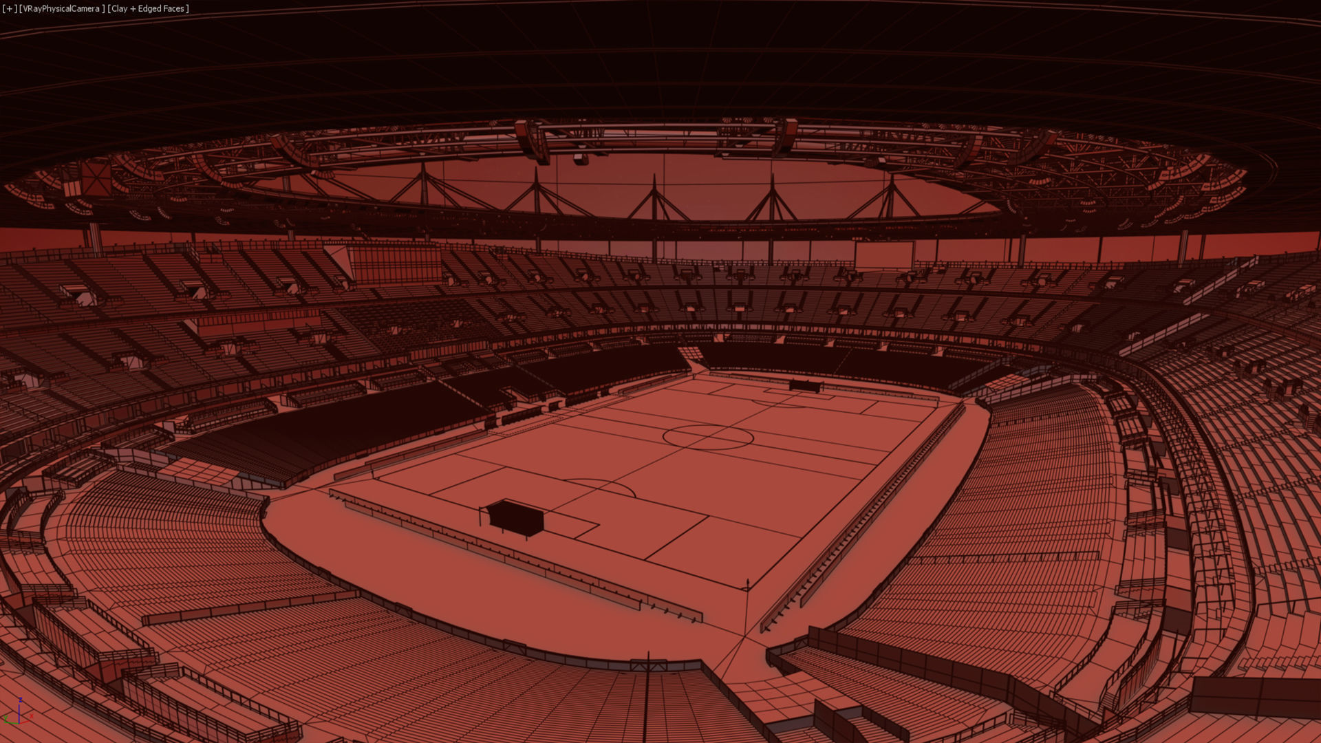 Soccer Stadium SDF 3D model_68