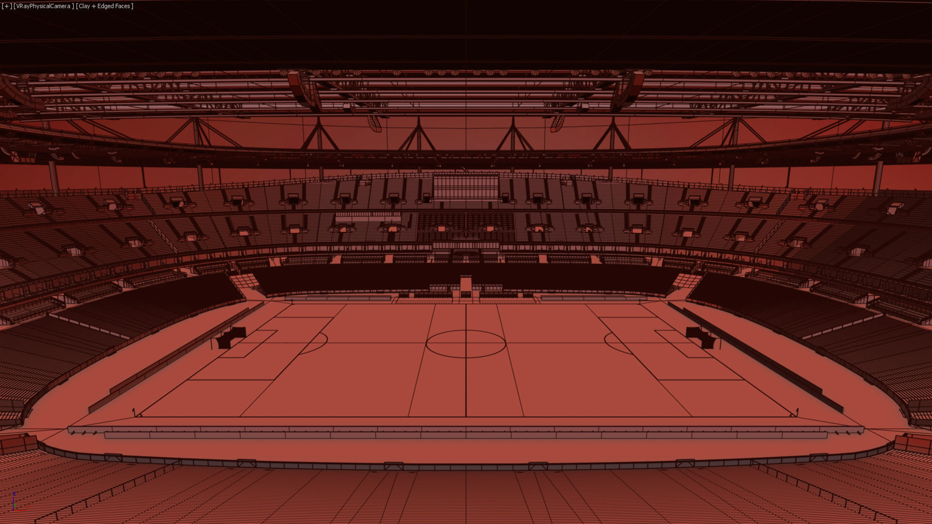 Soccer Stadium SDF 3D model_67