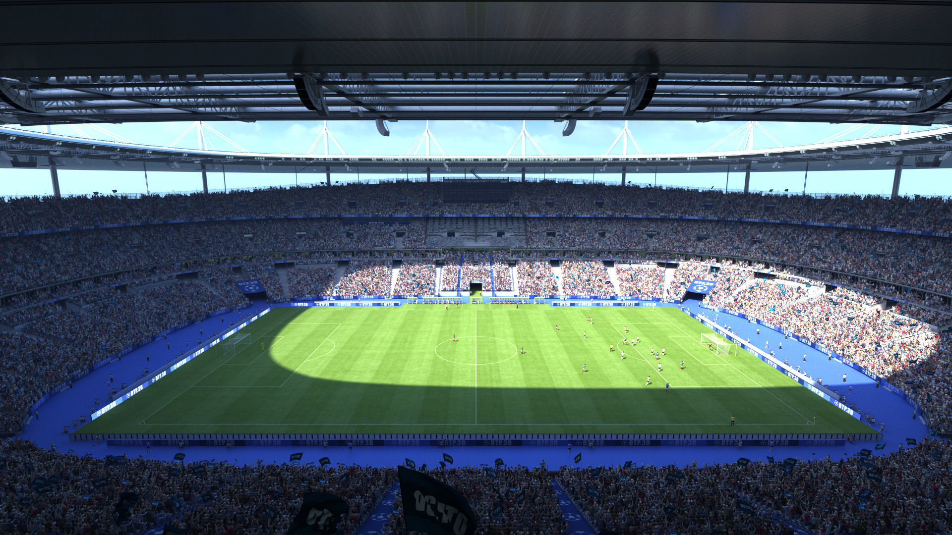 Soccer Stadium SDF 3D model_6