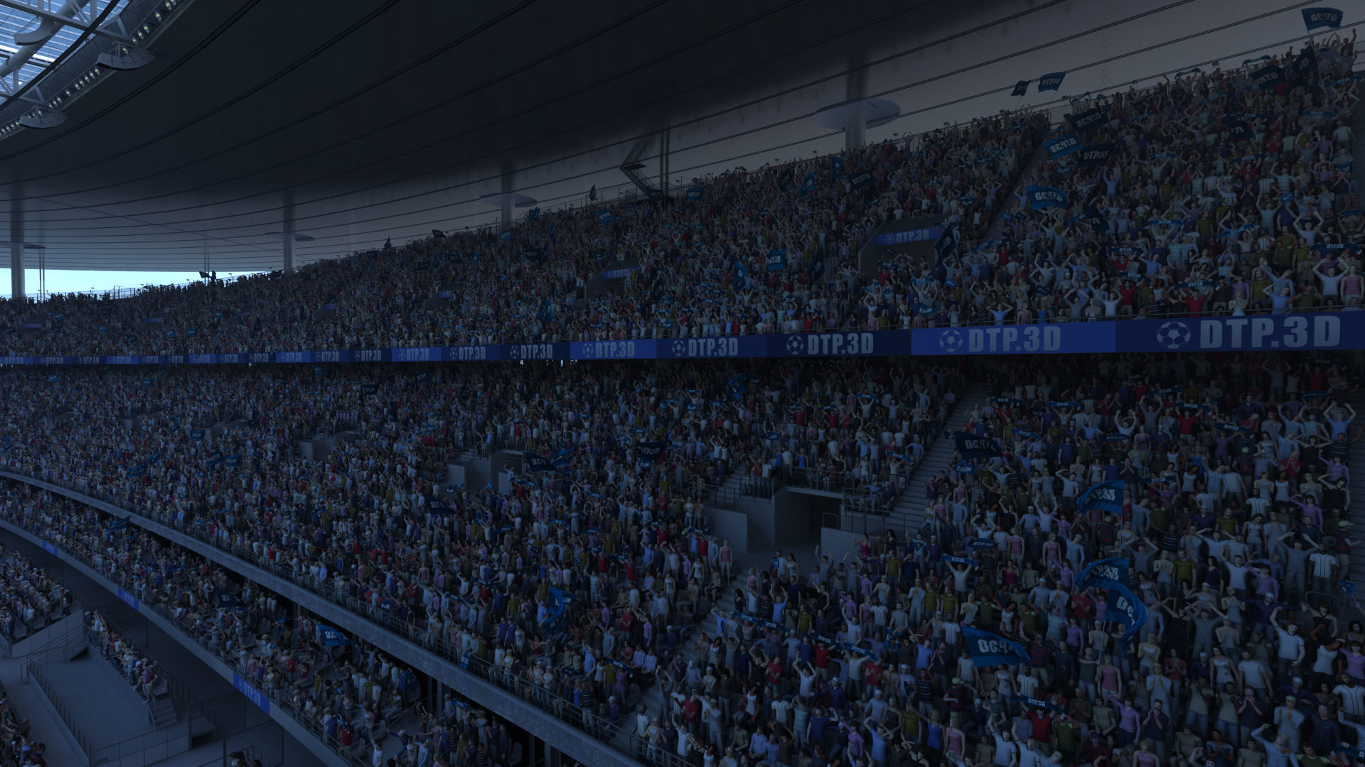 Soccer Stadium SDF 3D model_57