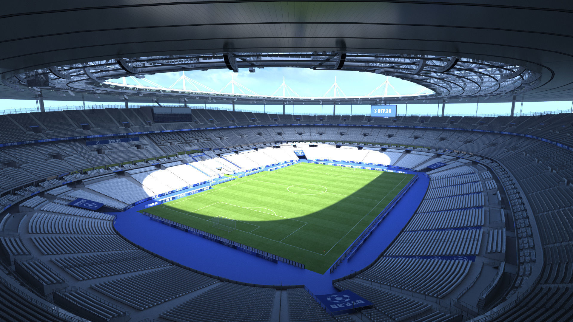 Soccer Stadium SDF 3D model_8