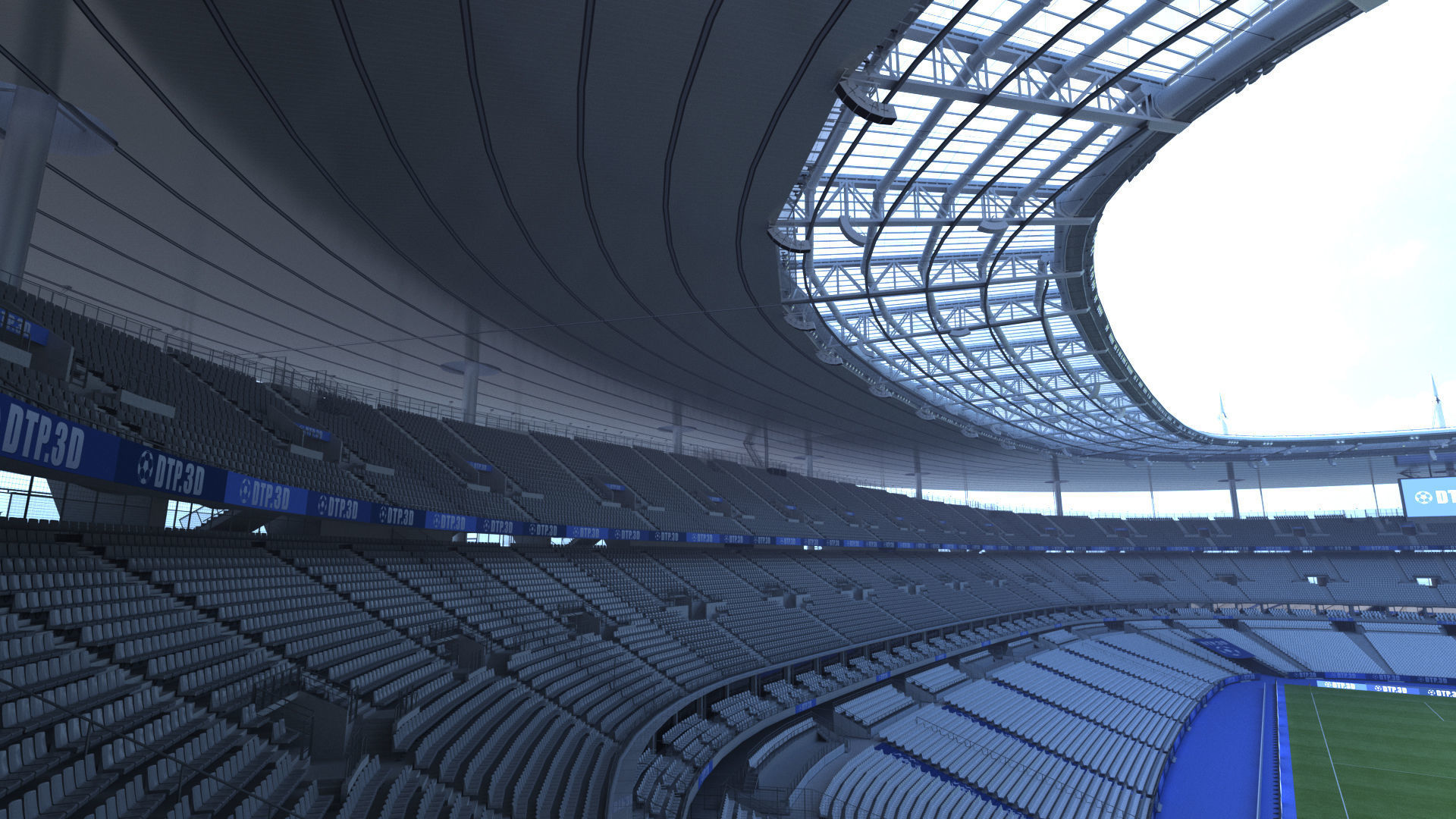 Soccer Stadium SDF 3D model_26