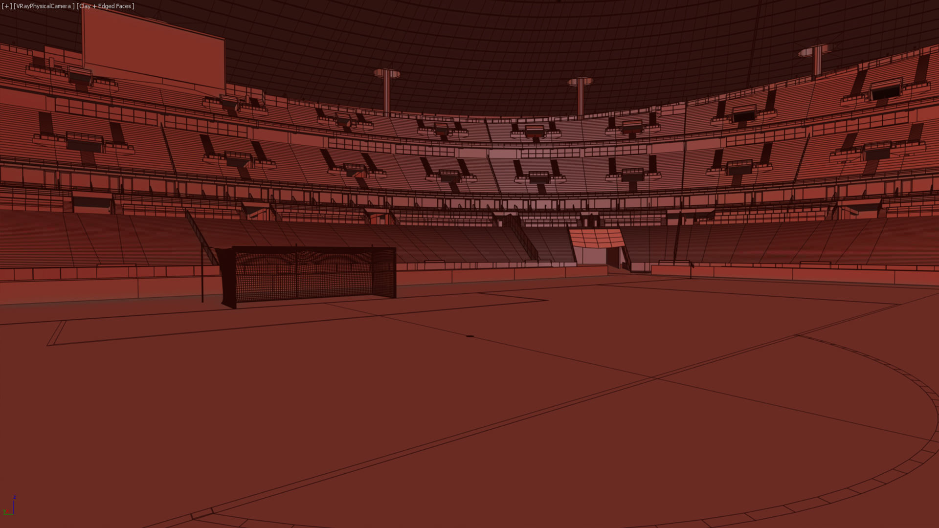 Soccer Stadium SDF 3D model_85