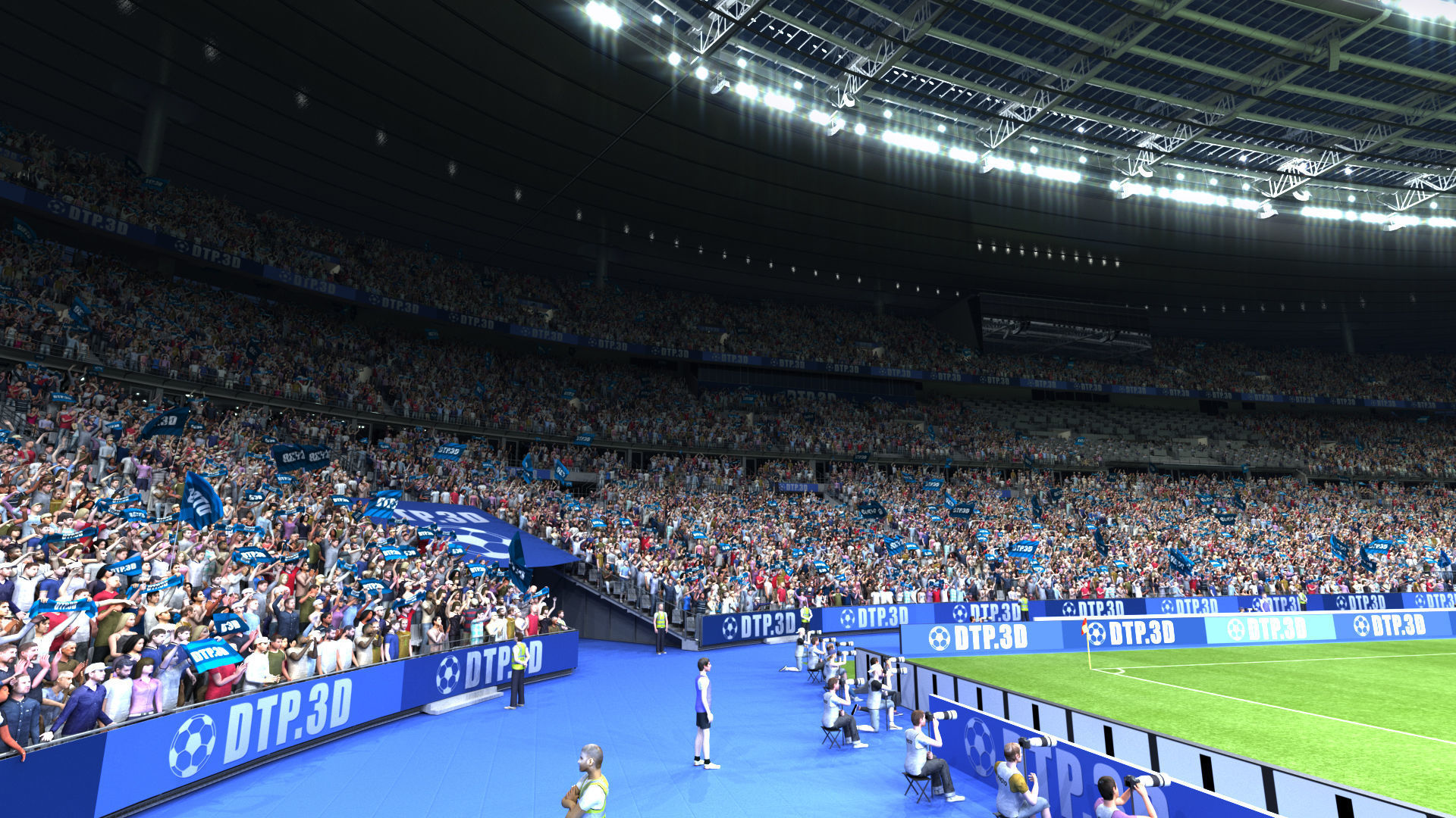 Soccer Stadium SDF 3D model_22