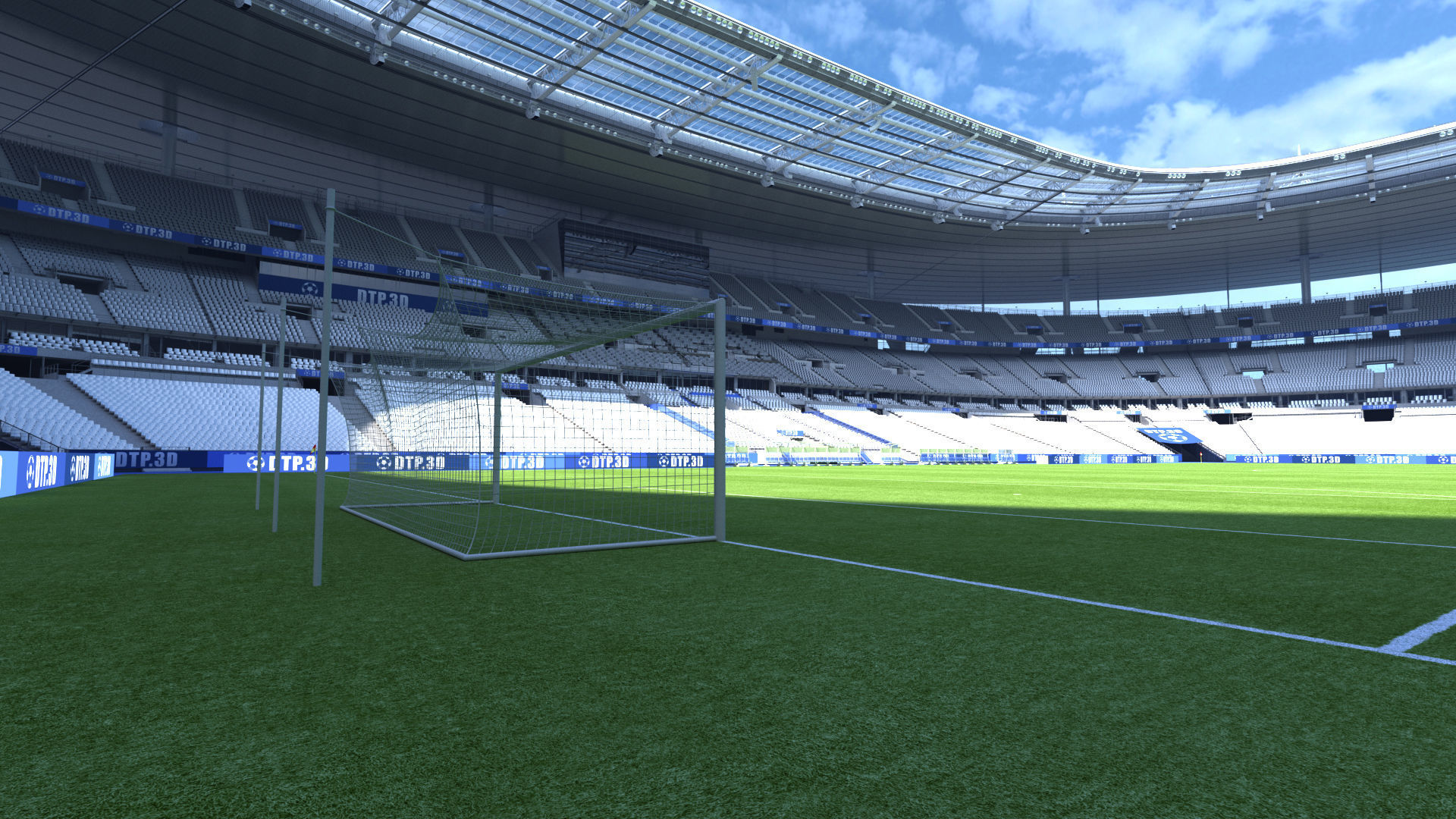 Soccer Stadium SDF 3D model_35