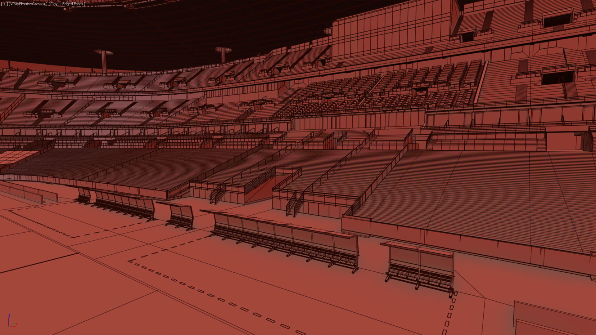 Soccer Stadium SDF 3D model_80