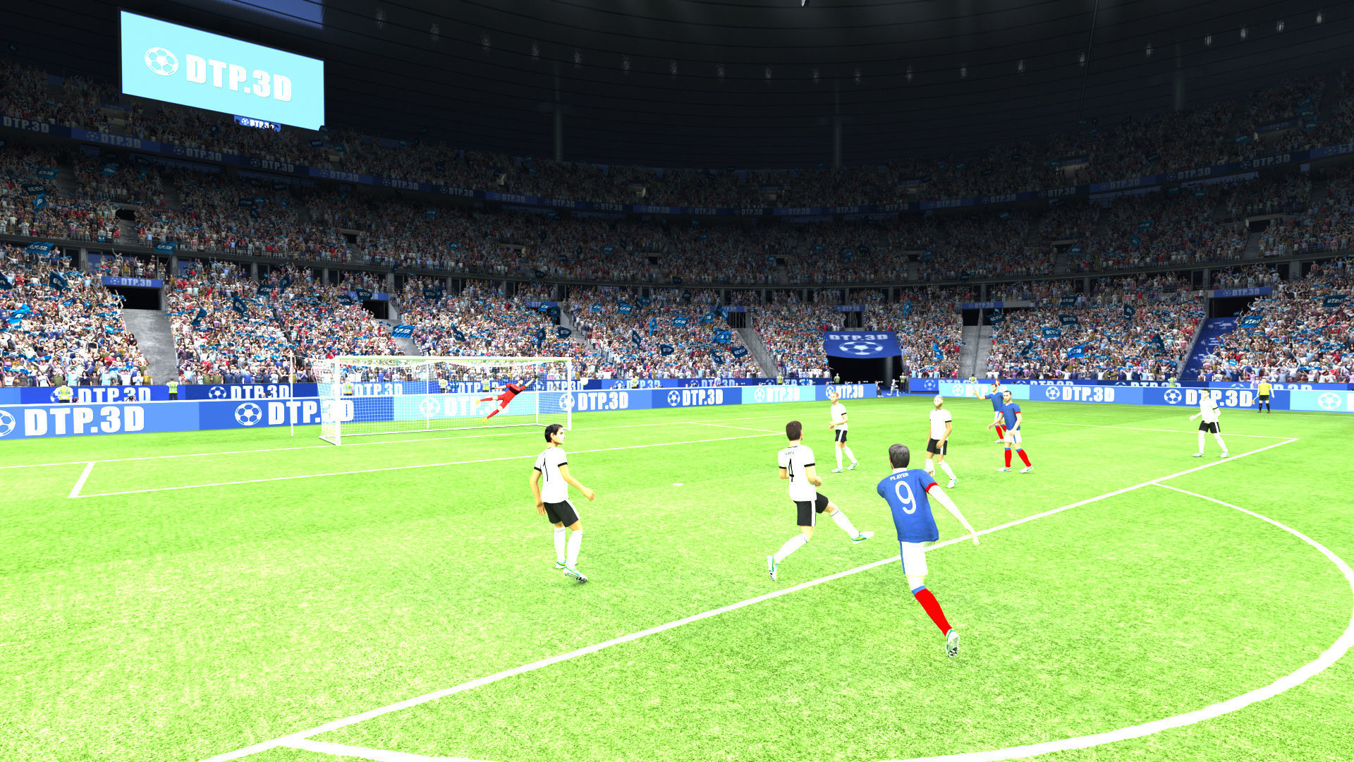 Soccer Stadium SDF 3D model_61