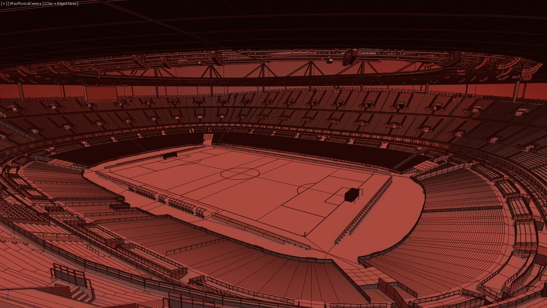 Soccer Stadium SDF 3D model_69