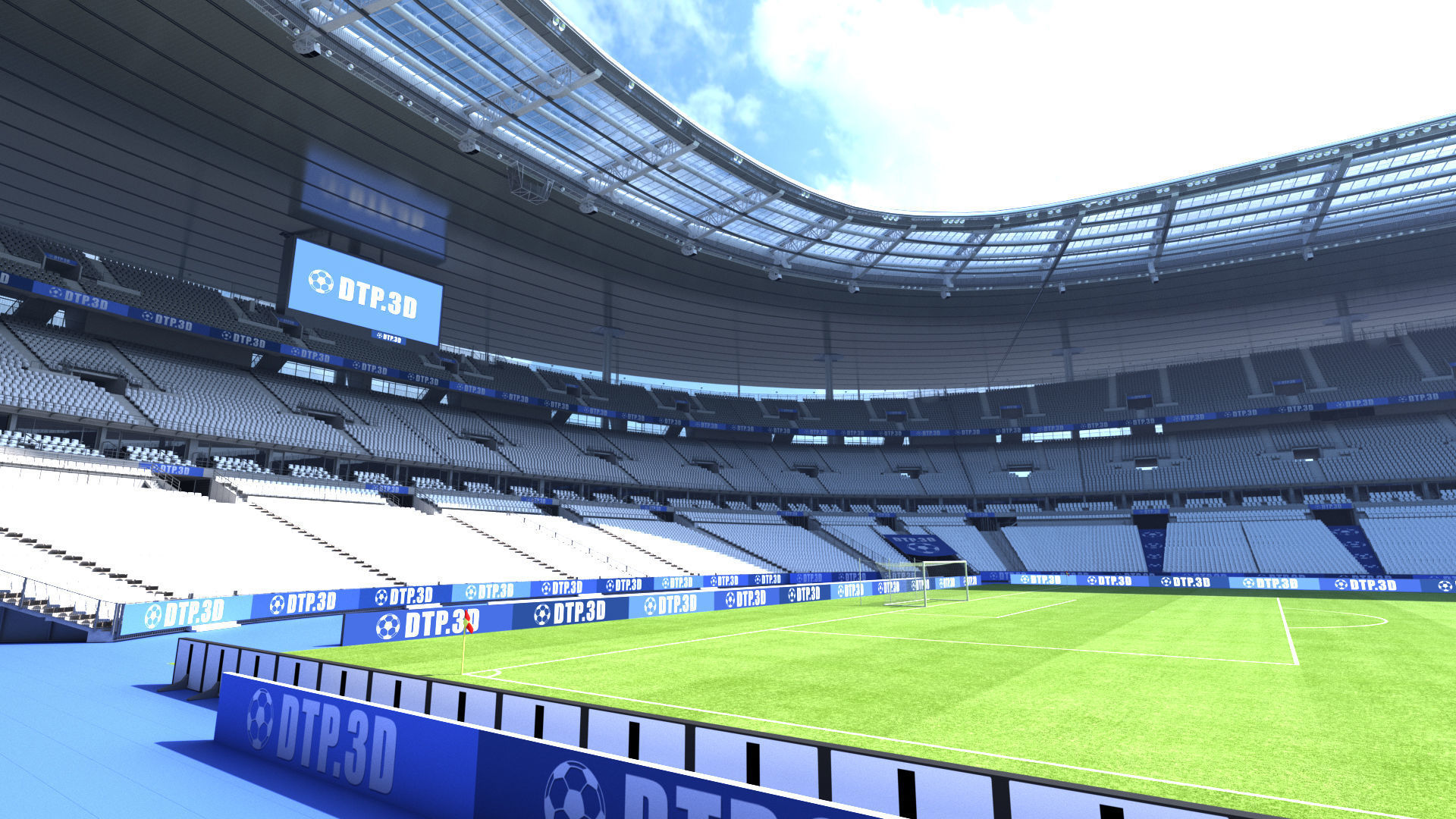 Soccer Stadium SDF 3D model_23