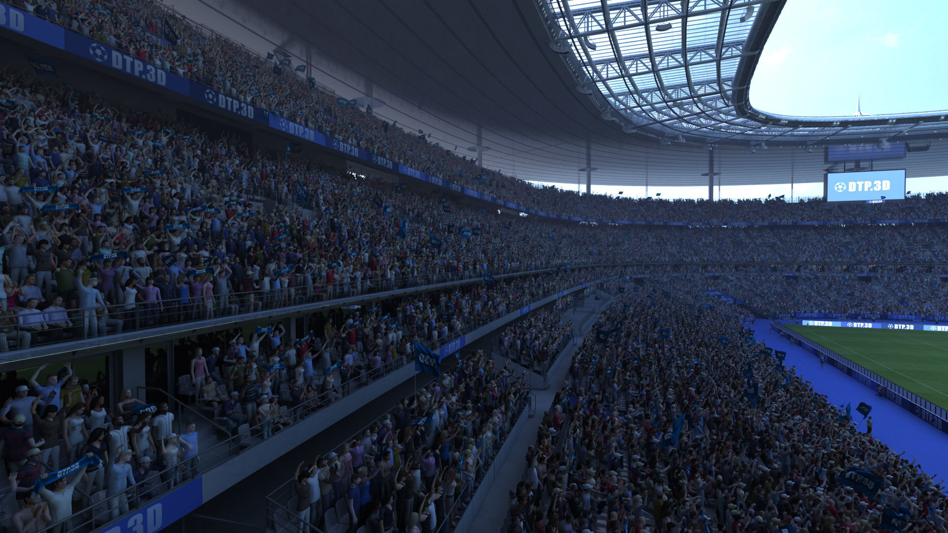 Soccer Stadium SDF 3D model_63