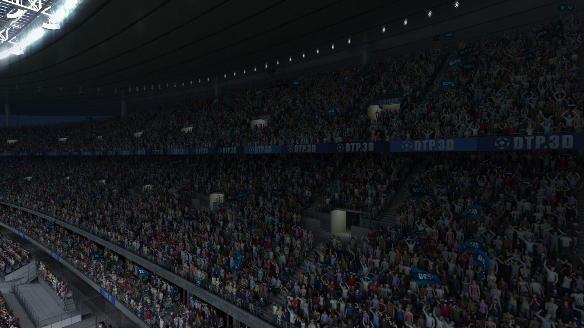 Soccer Stadium SDF 3D model_58