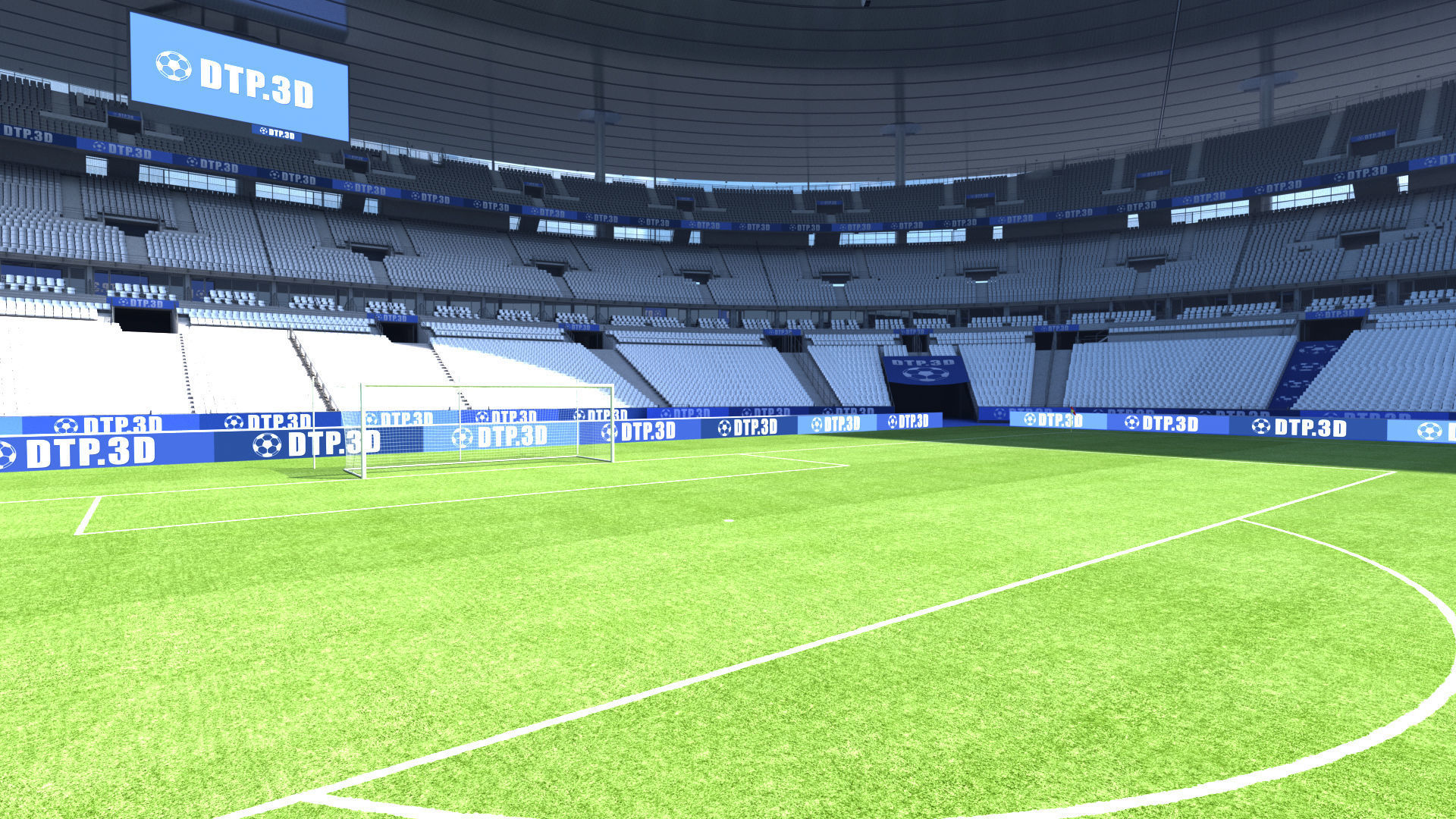 Soccer Stadium SDF 3D model_59