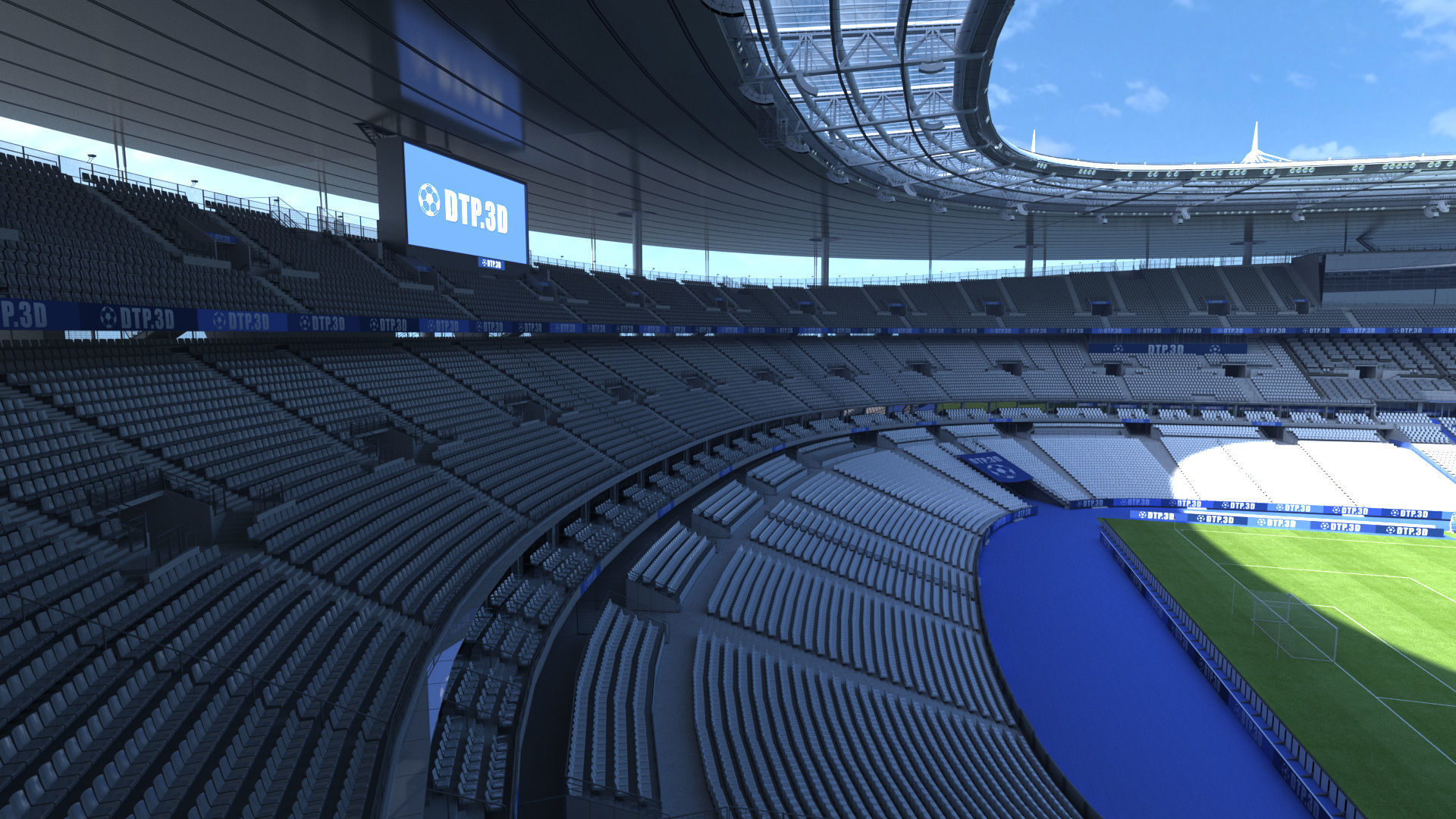 Soccer Stadium SDF 3D model_32