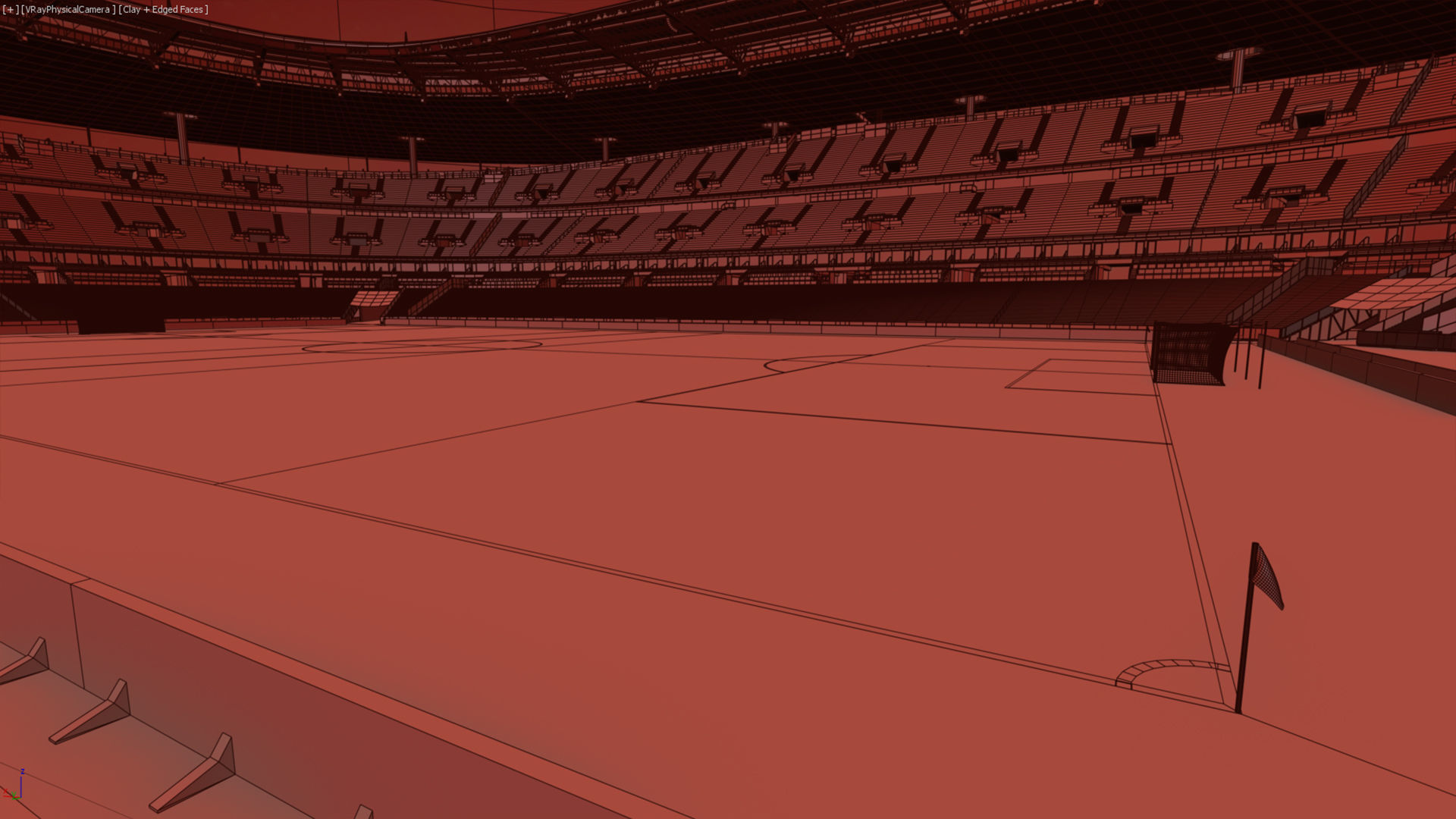 Soccer Stadium SDF 3D model_78