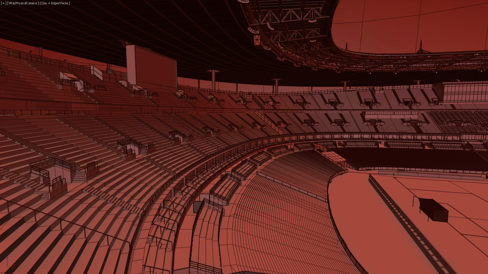 Soccer Stadium SDF 3D model_76