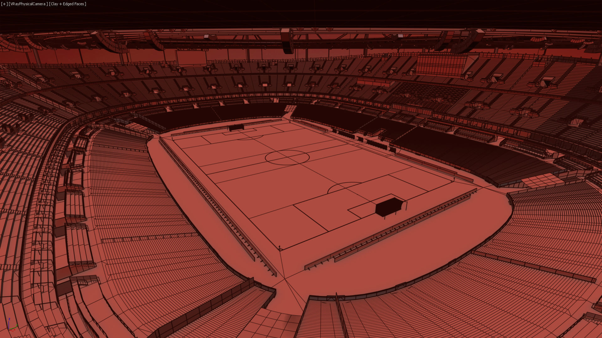 Soccer Stadium SDF 3D model_83