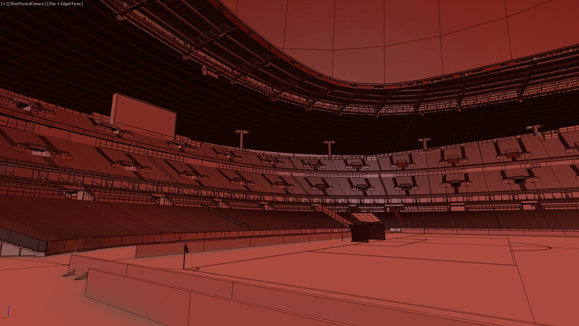 Soccer Stadium SDF 3D model_73