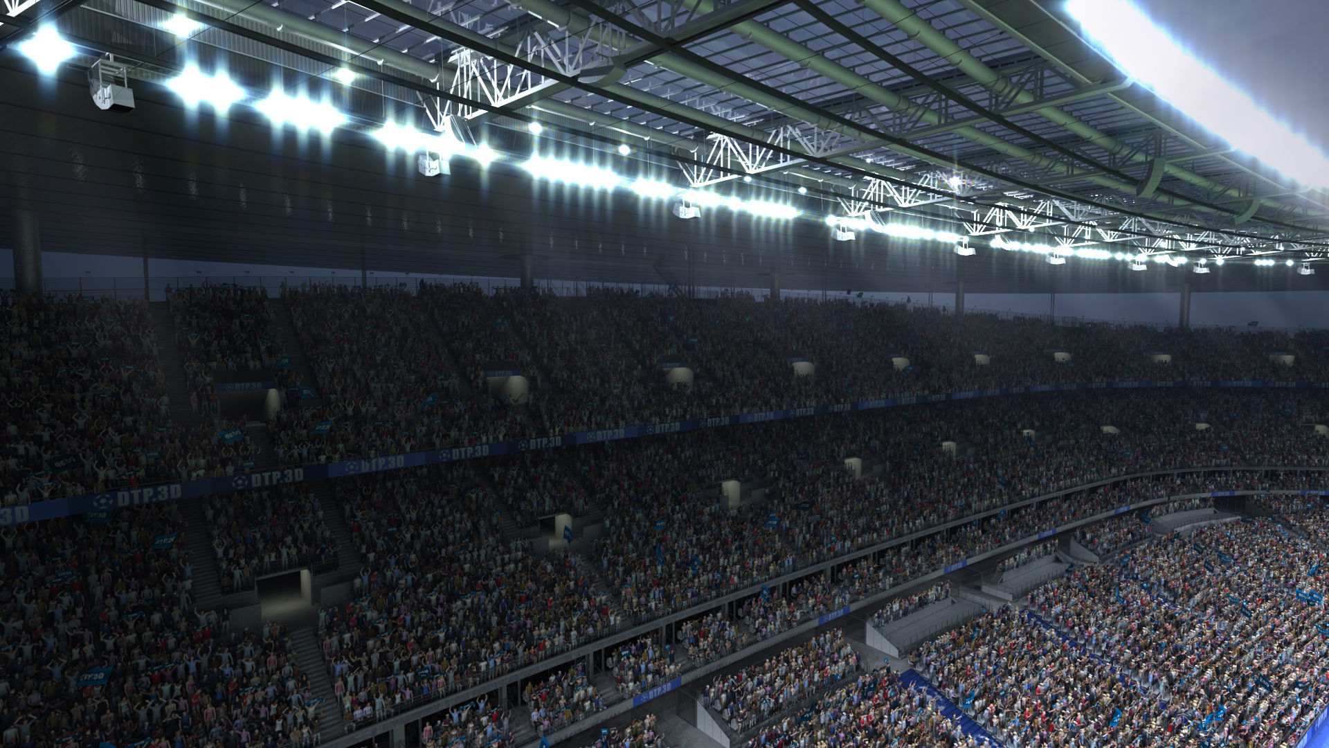 Soccer Stadium SDF 3D model_49