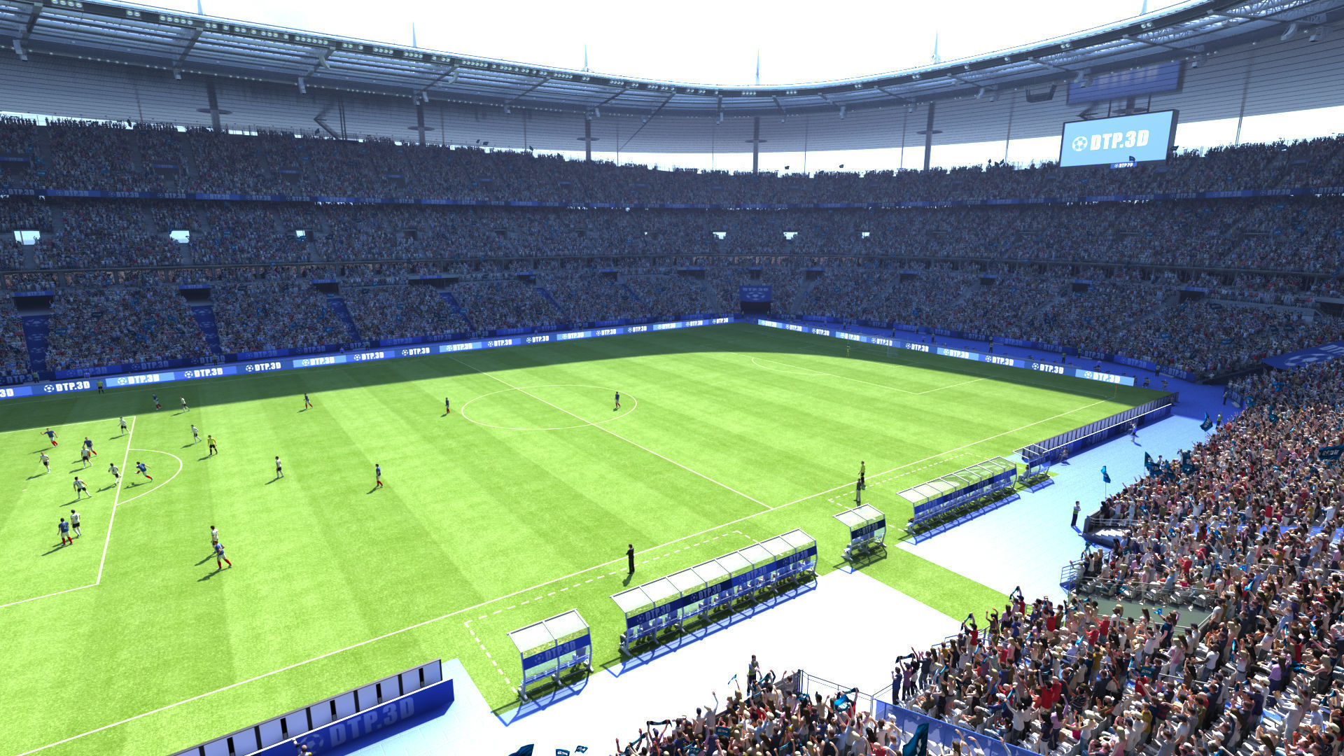 Soccer Stadium SDF 3D model_42