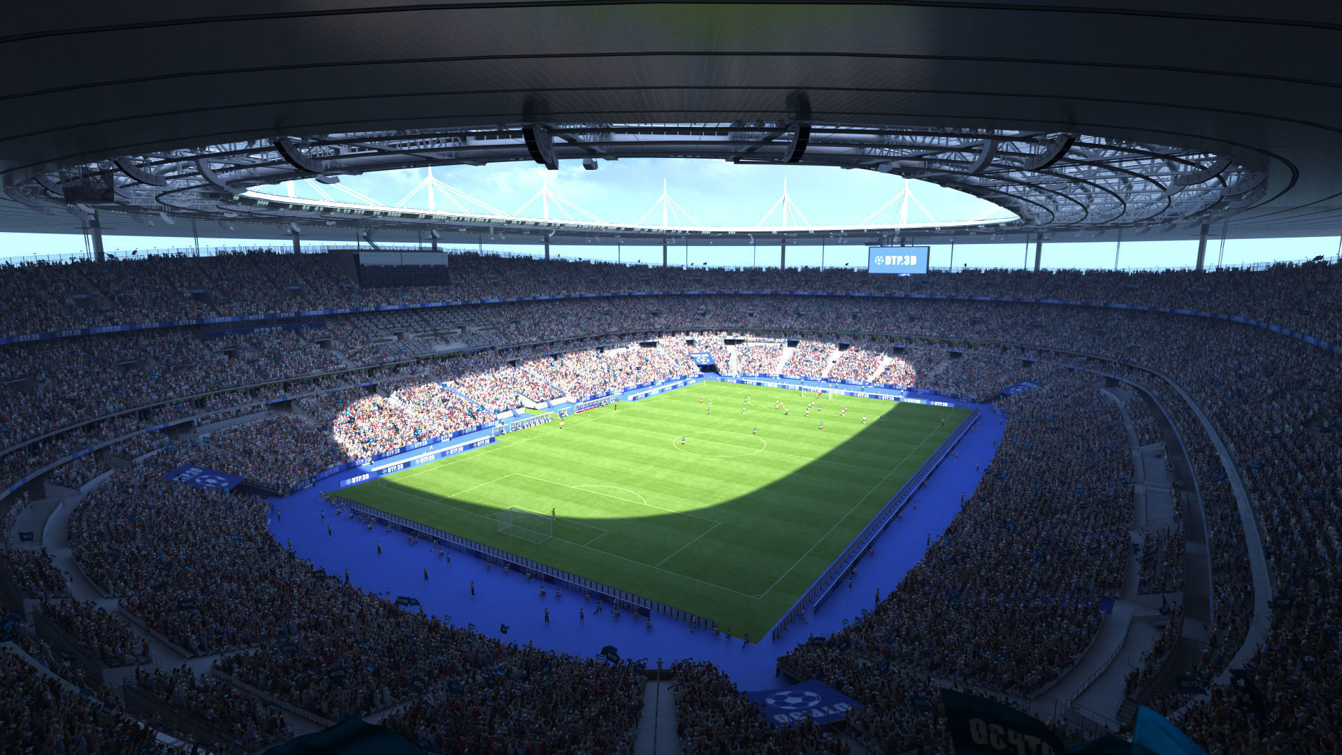 Soccer Stadium SDF 3D model_9