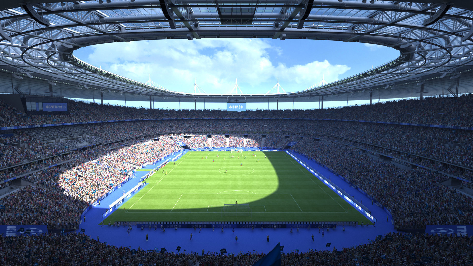 Soccer Stadium SDF 3D model_3