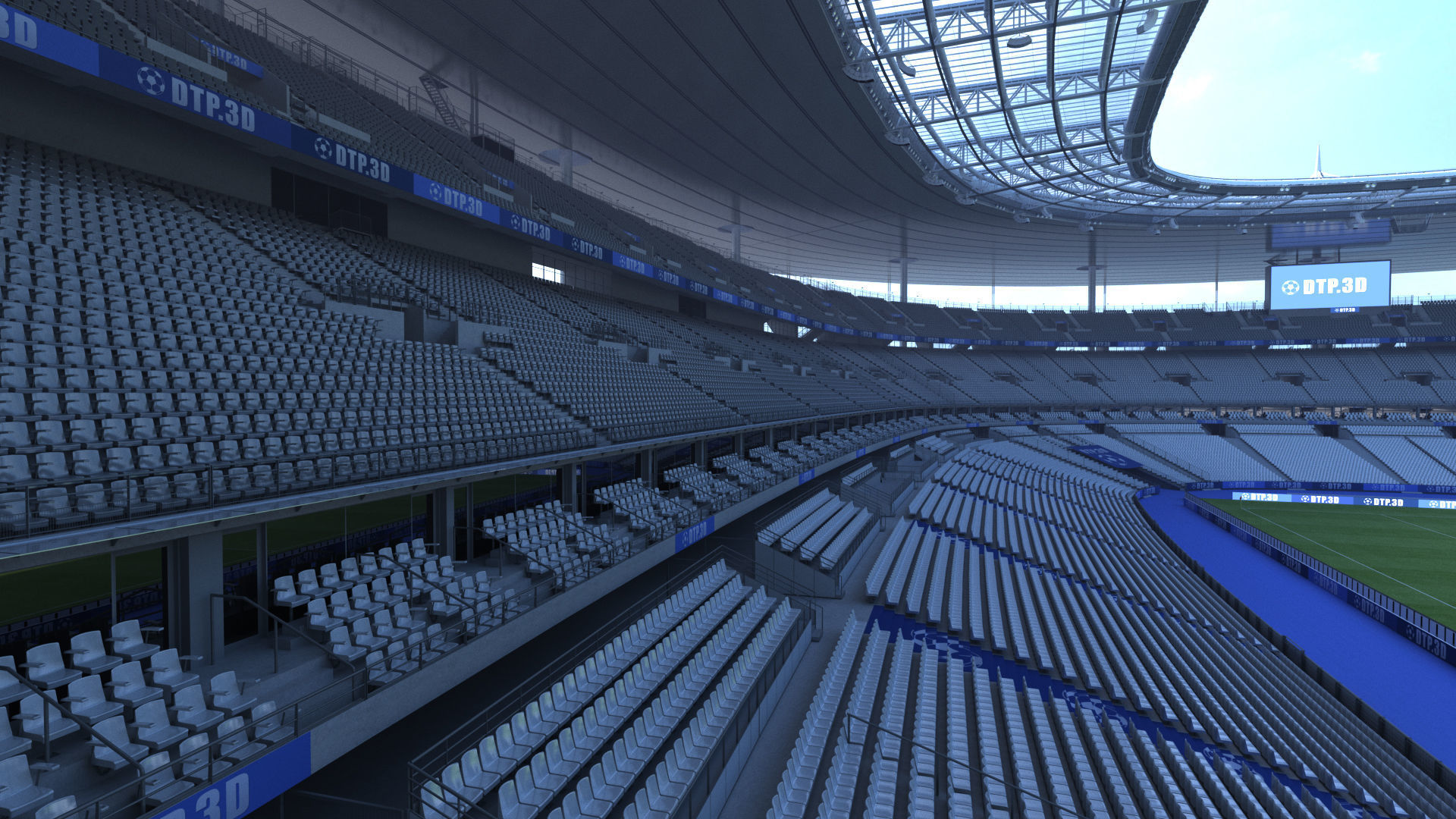 Soccer Stadium SDF 3D model_62