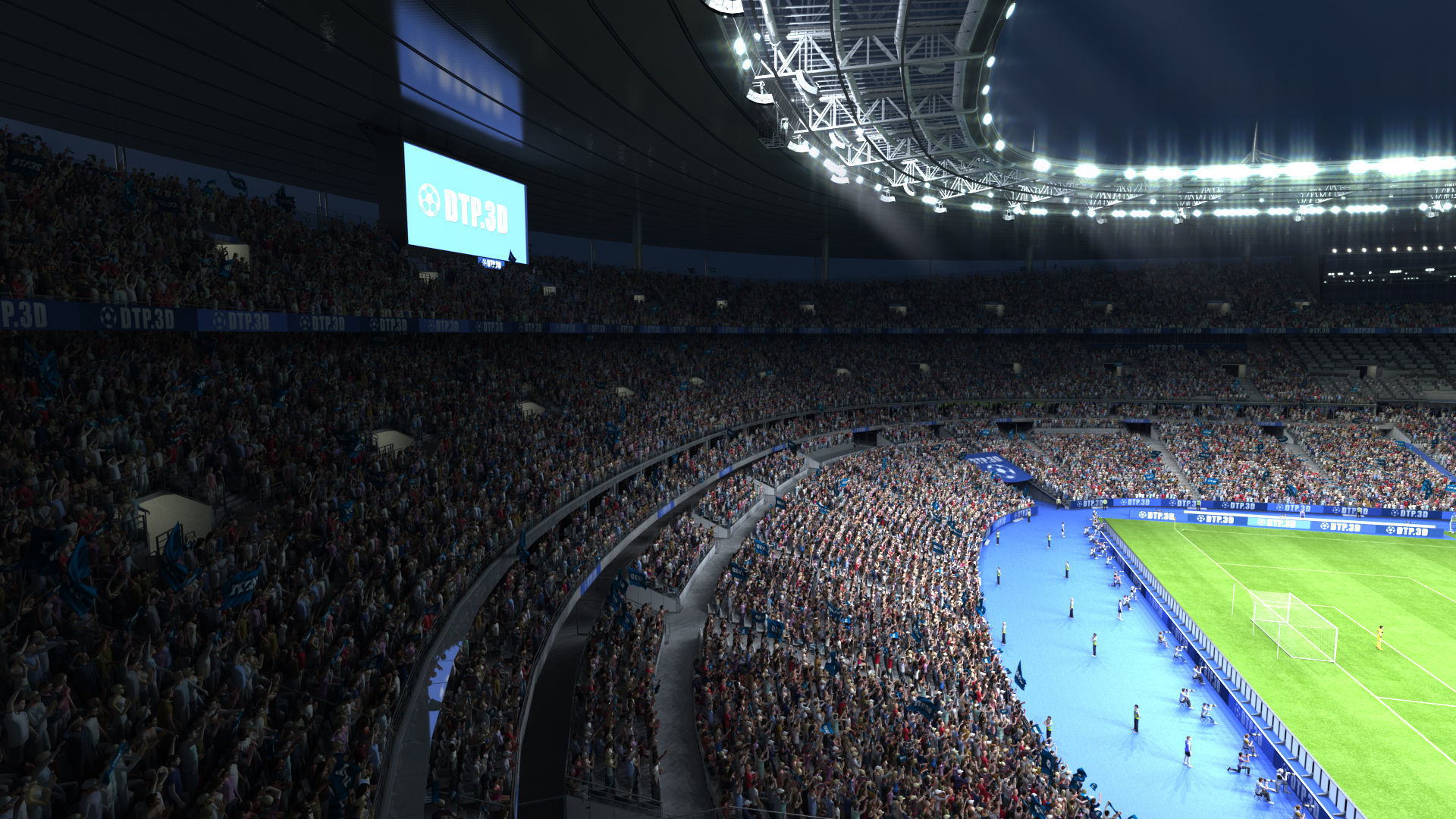 Soccer Stadium SDF 3D model_34