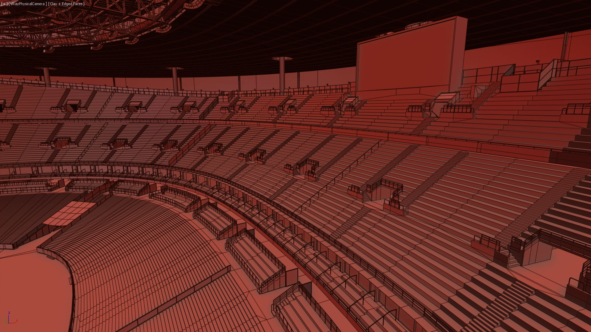 Soccer Stadium SDF 3D model_75