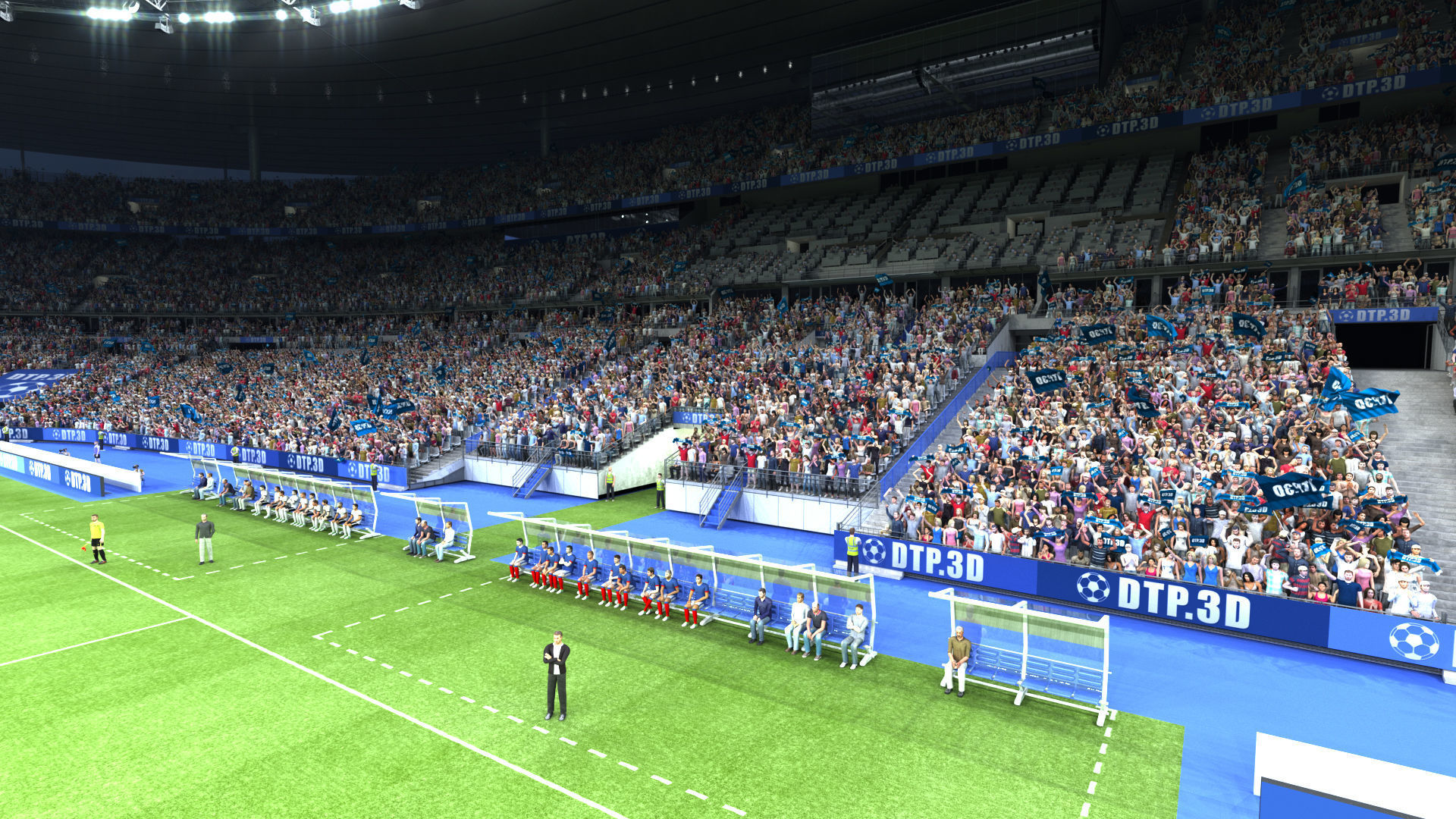 Soccer Stadium SDF 3D model_46