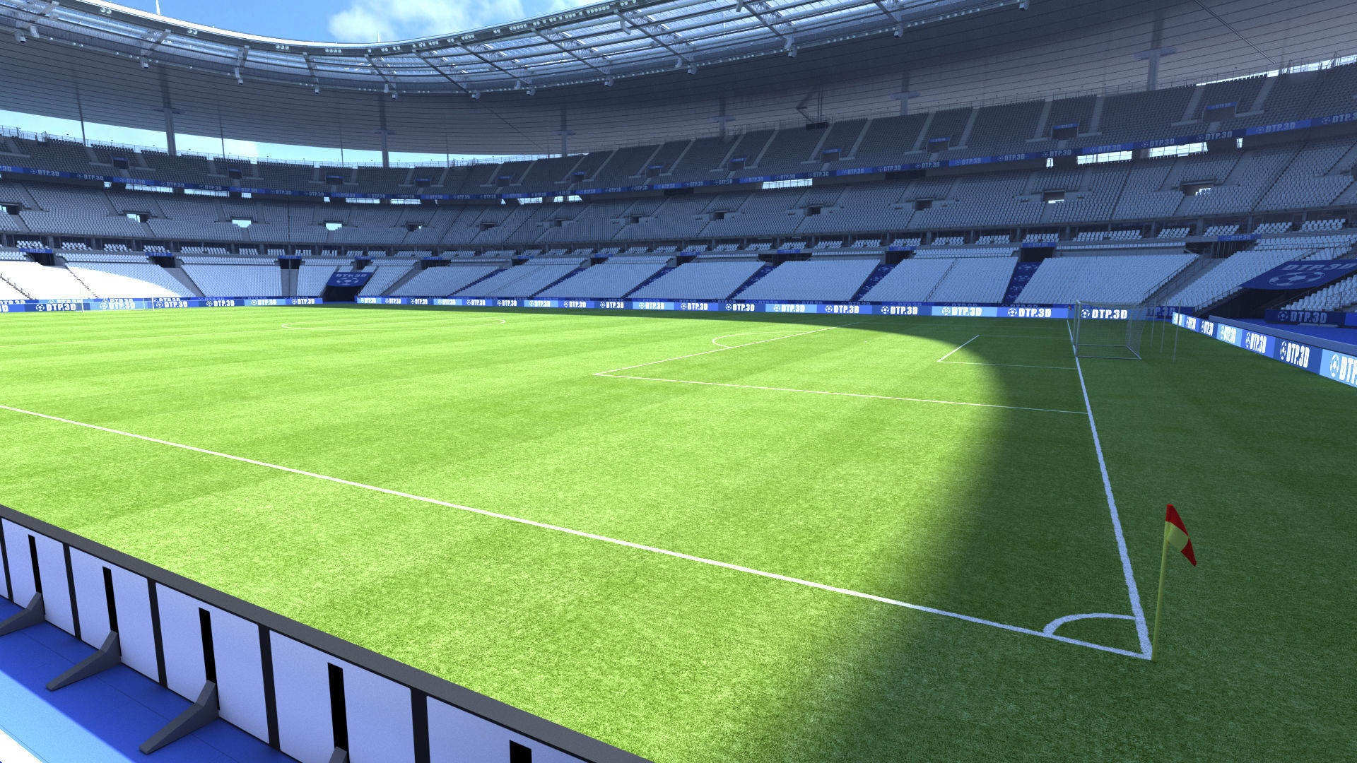 Soccer Stadium SDF 3D model_38