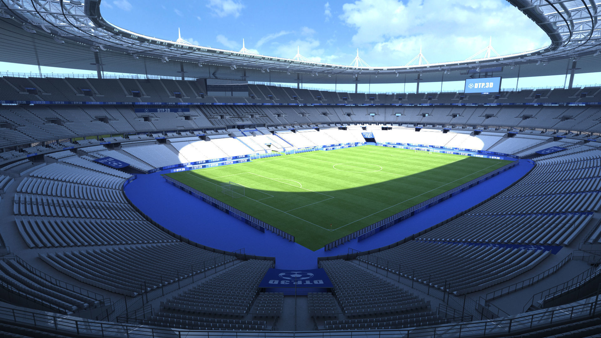 Soccer Stadium SDF 3D model_14