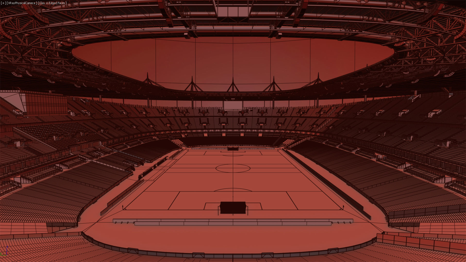 Soccer Stadium SDF 3D model_66