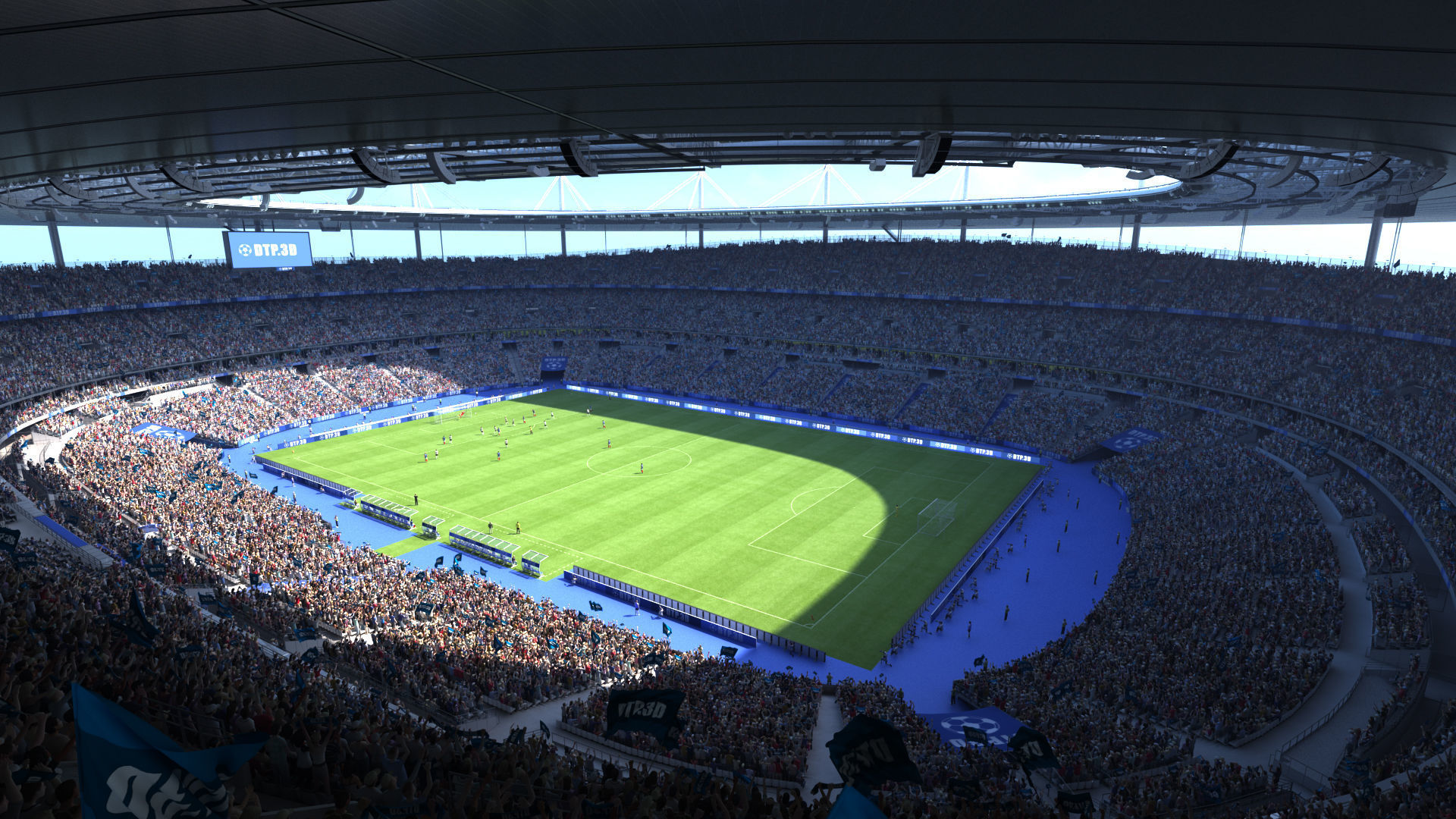 Soccer Stadium SDF 3D model_12