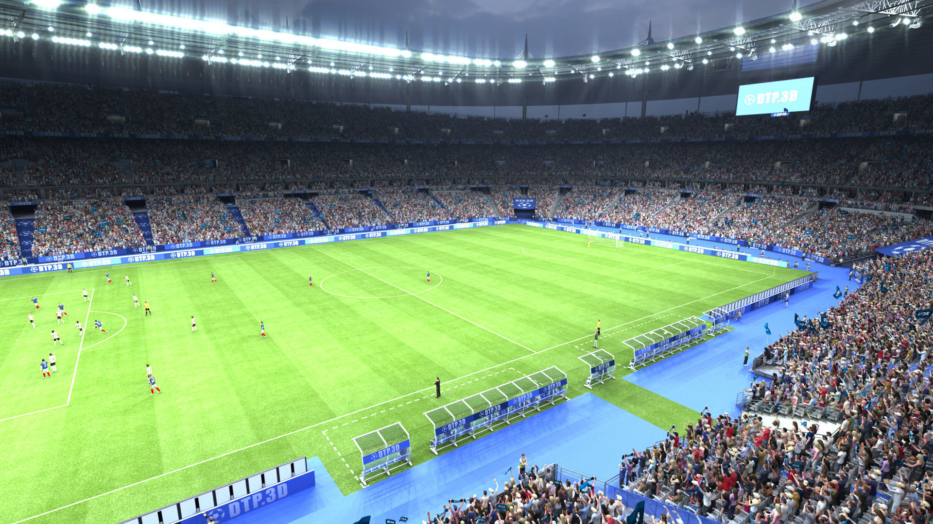 Soccer Stadium SDF 3D model_43