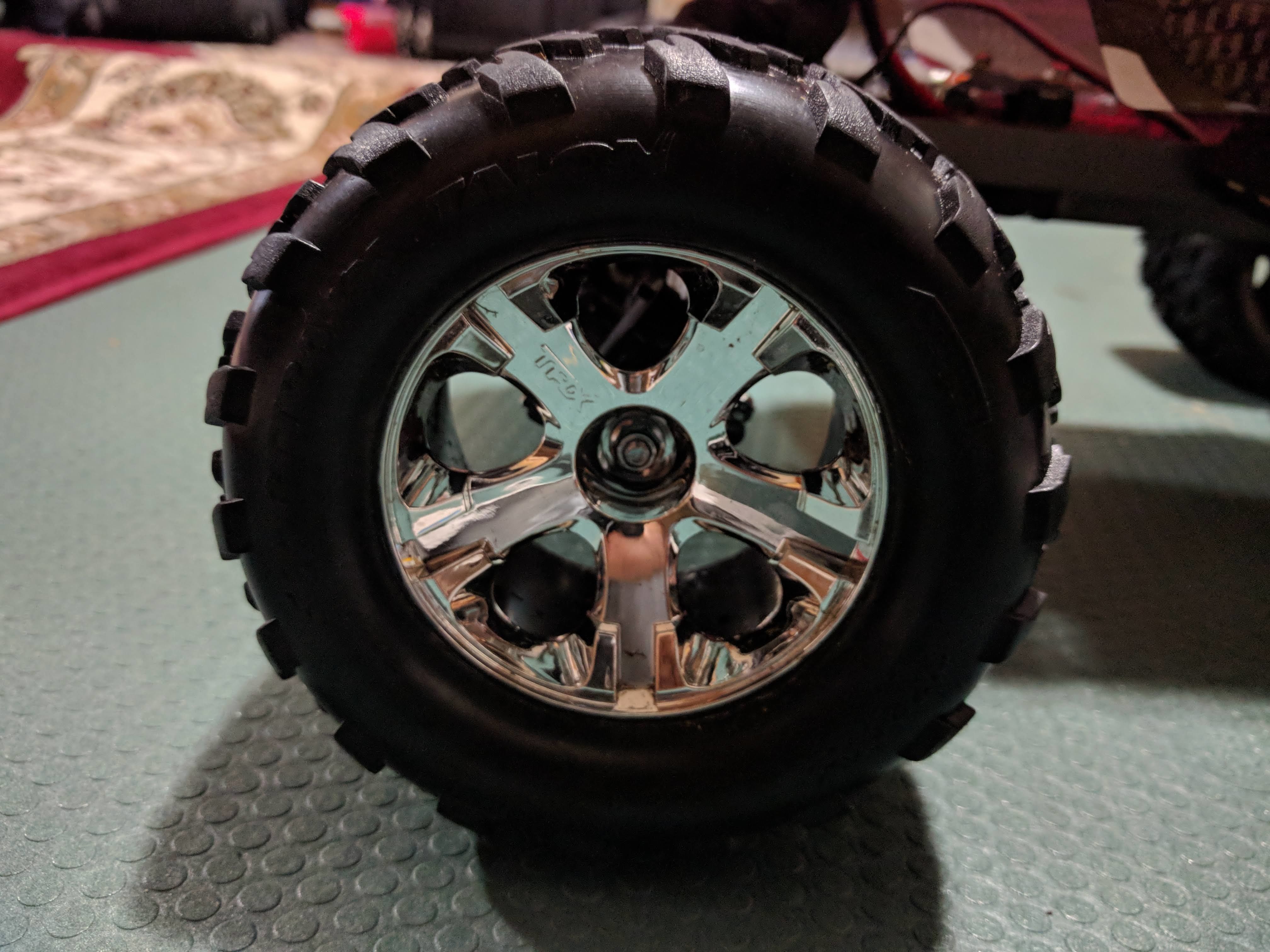 Skis for Traxxas Stampede 2WD 12mm Hex 3D print model_5