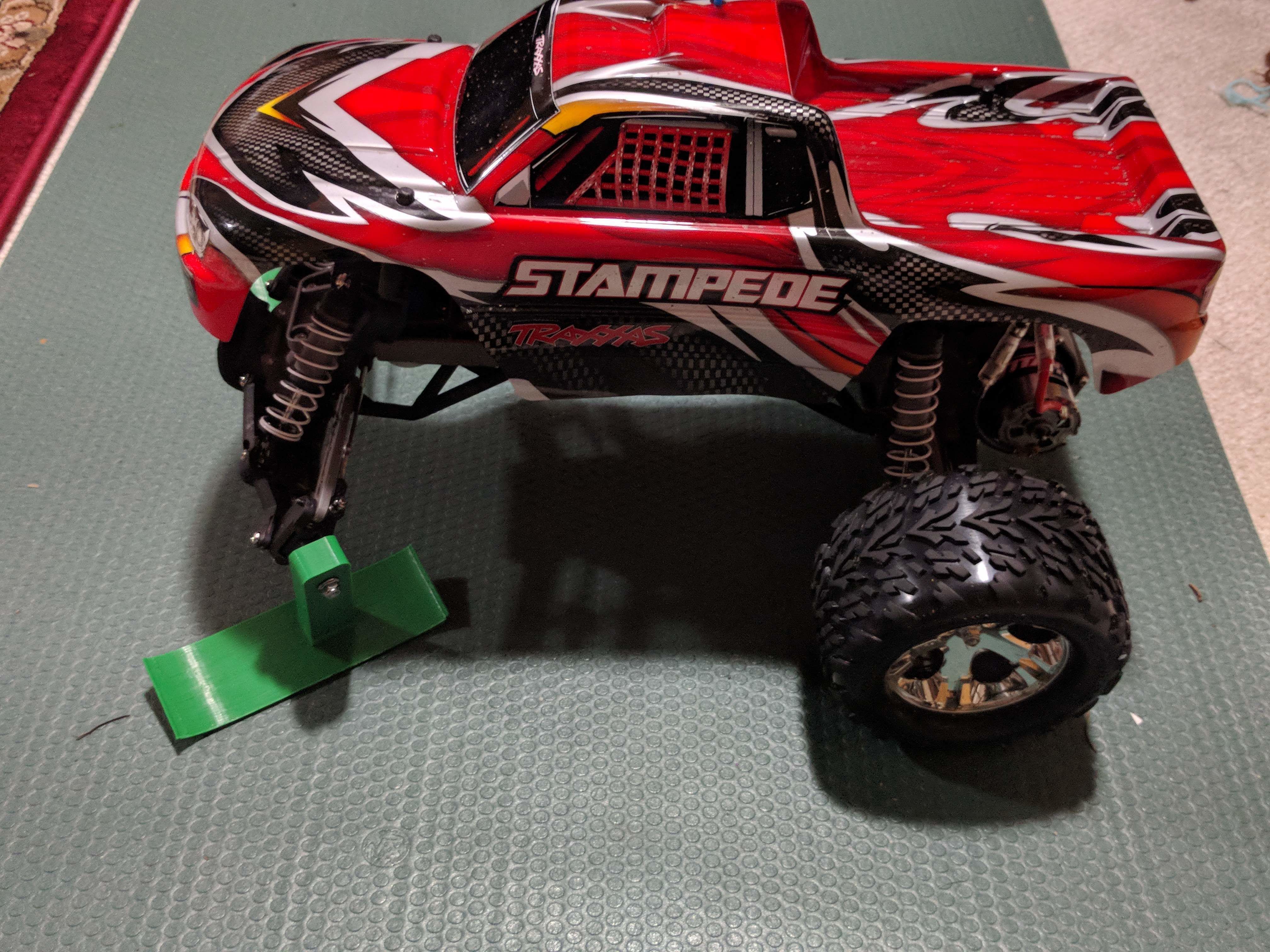 Skis for Traxxas Stampede 2WD 12mm Hex 3D print model_1