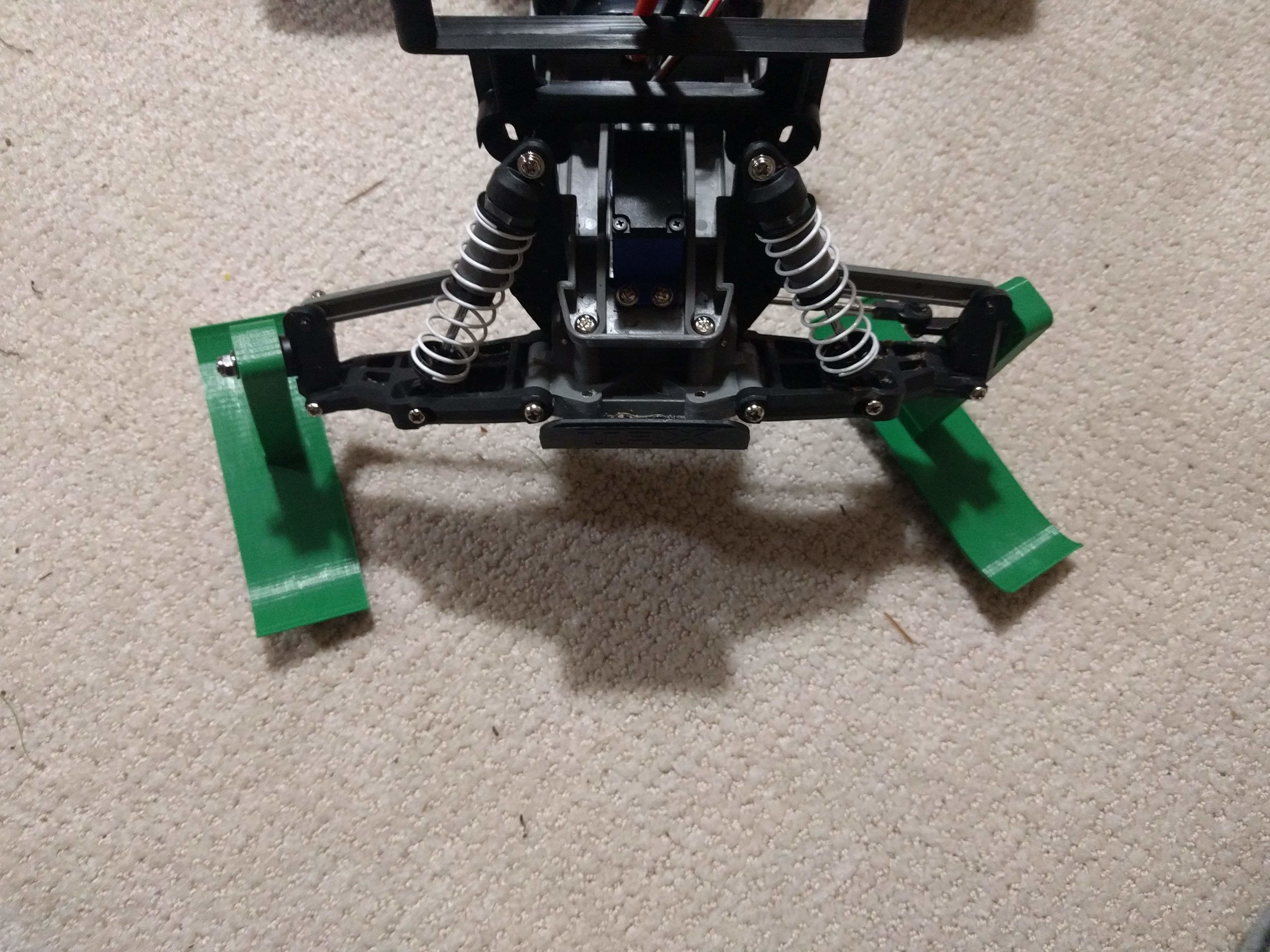 Skis for Traxxas Stampede 2WD 12mm Hex 3D print model_2