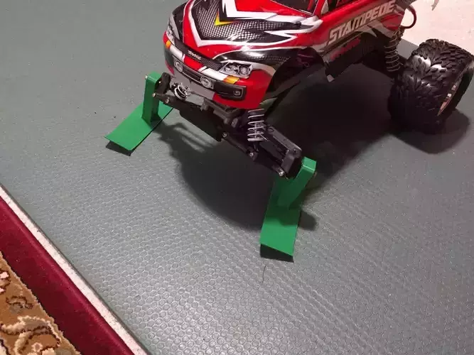 Skis for Traxxas Stampede 2WD 12mm Hex 3D print model