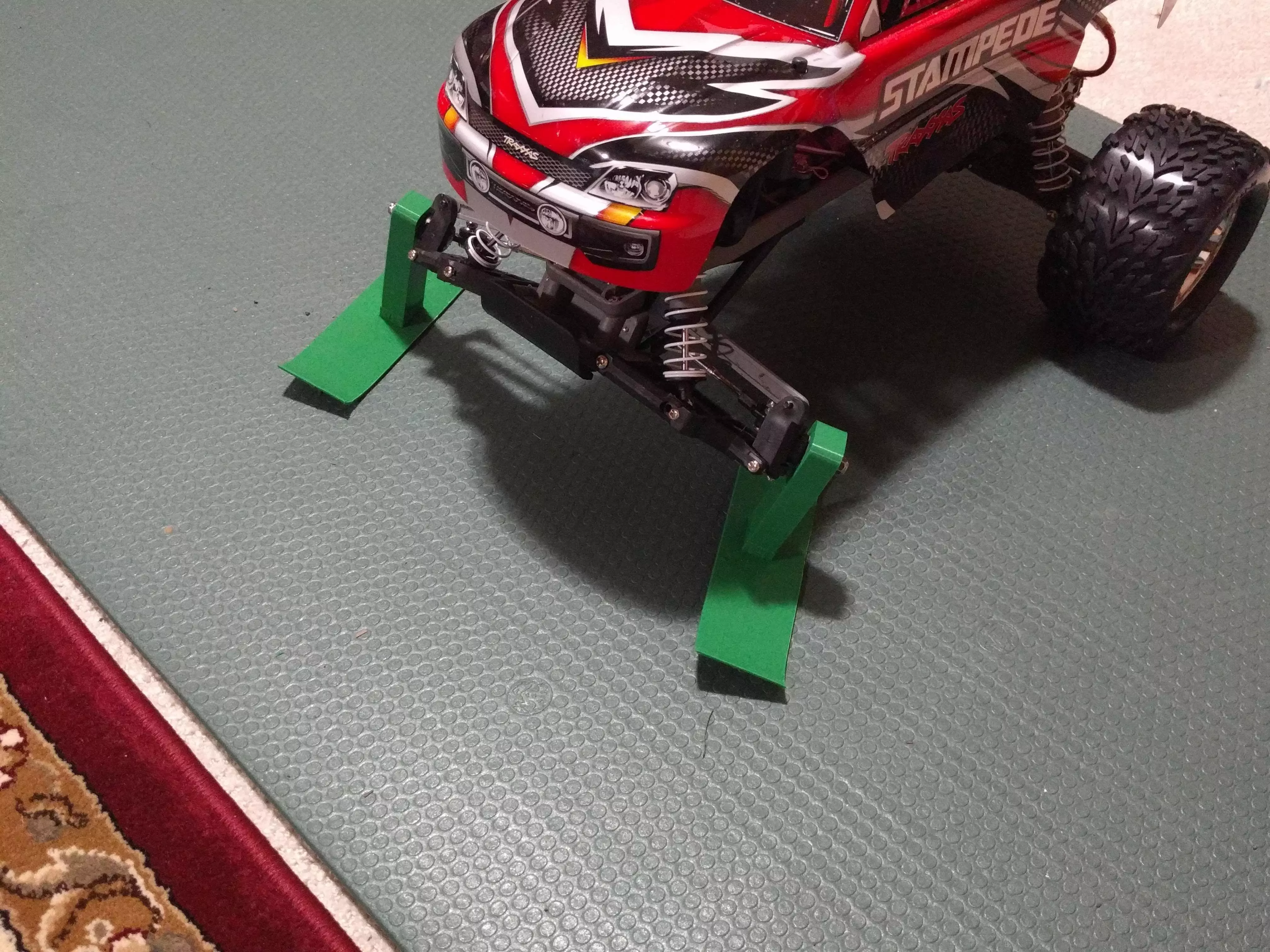 Skis for Traxxas Stampede 2WD 12mm Hex 3D print model_0