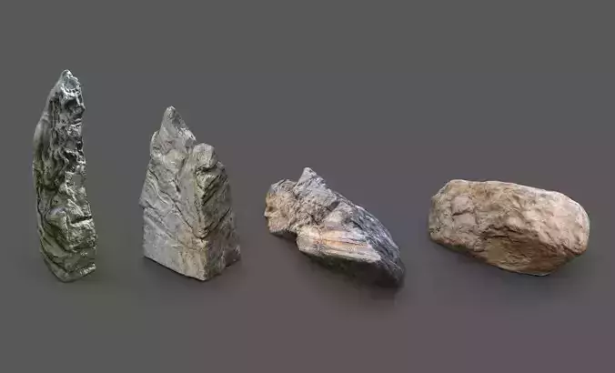 Stone Pack Edition 1 Low-poly 3D model