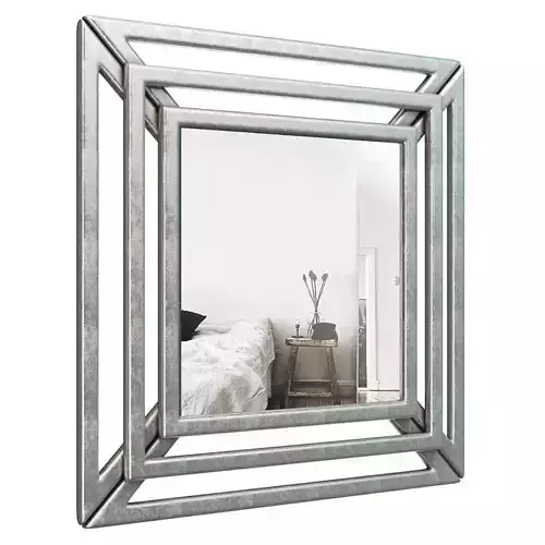 Hust Triple Square Wall Mirror LDER3899