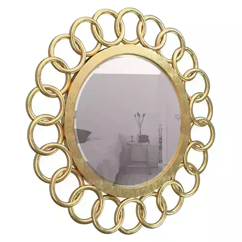 Jet Set Round Mirror